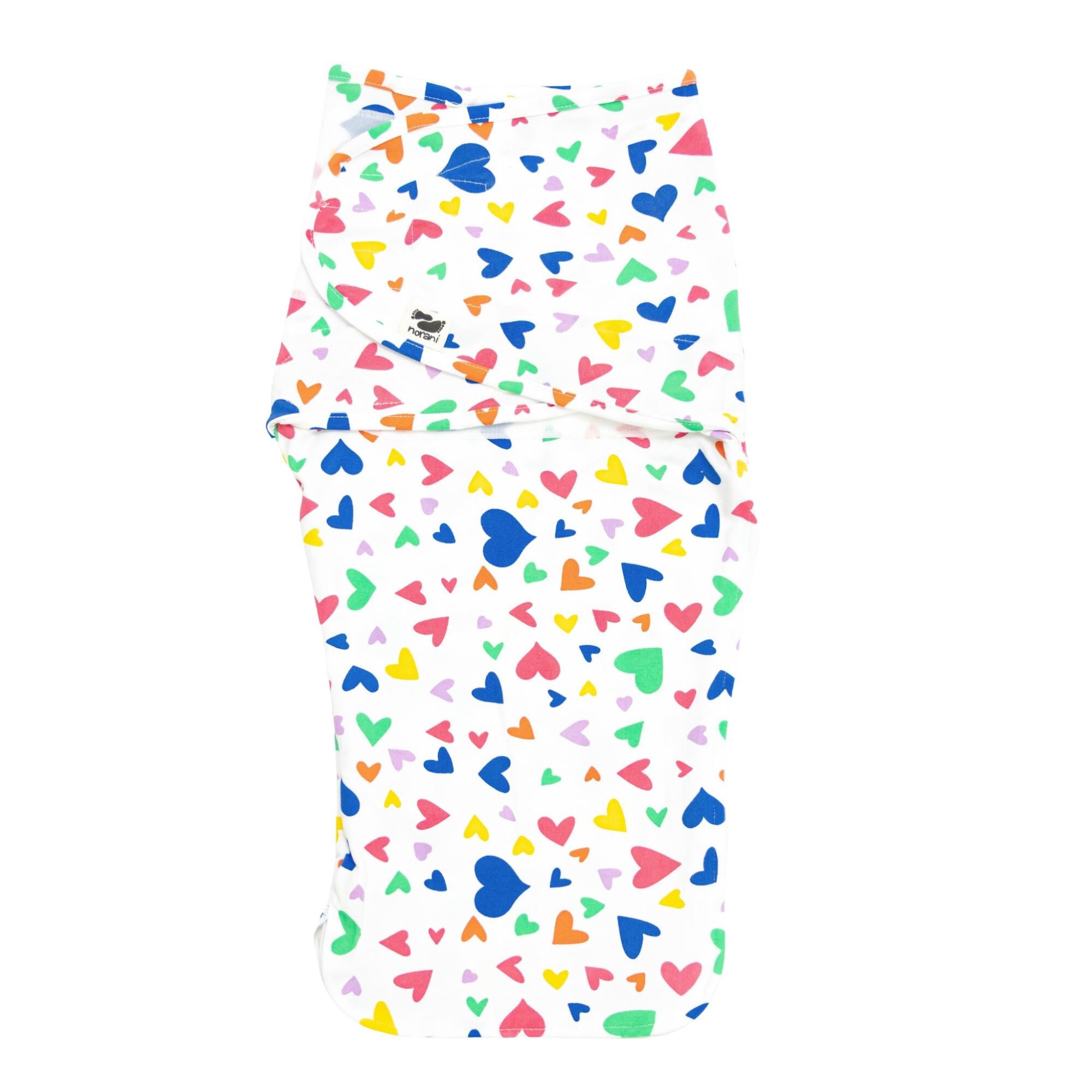 Snugababe Swaddle™ Sleep Pod - Colorful Hearts