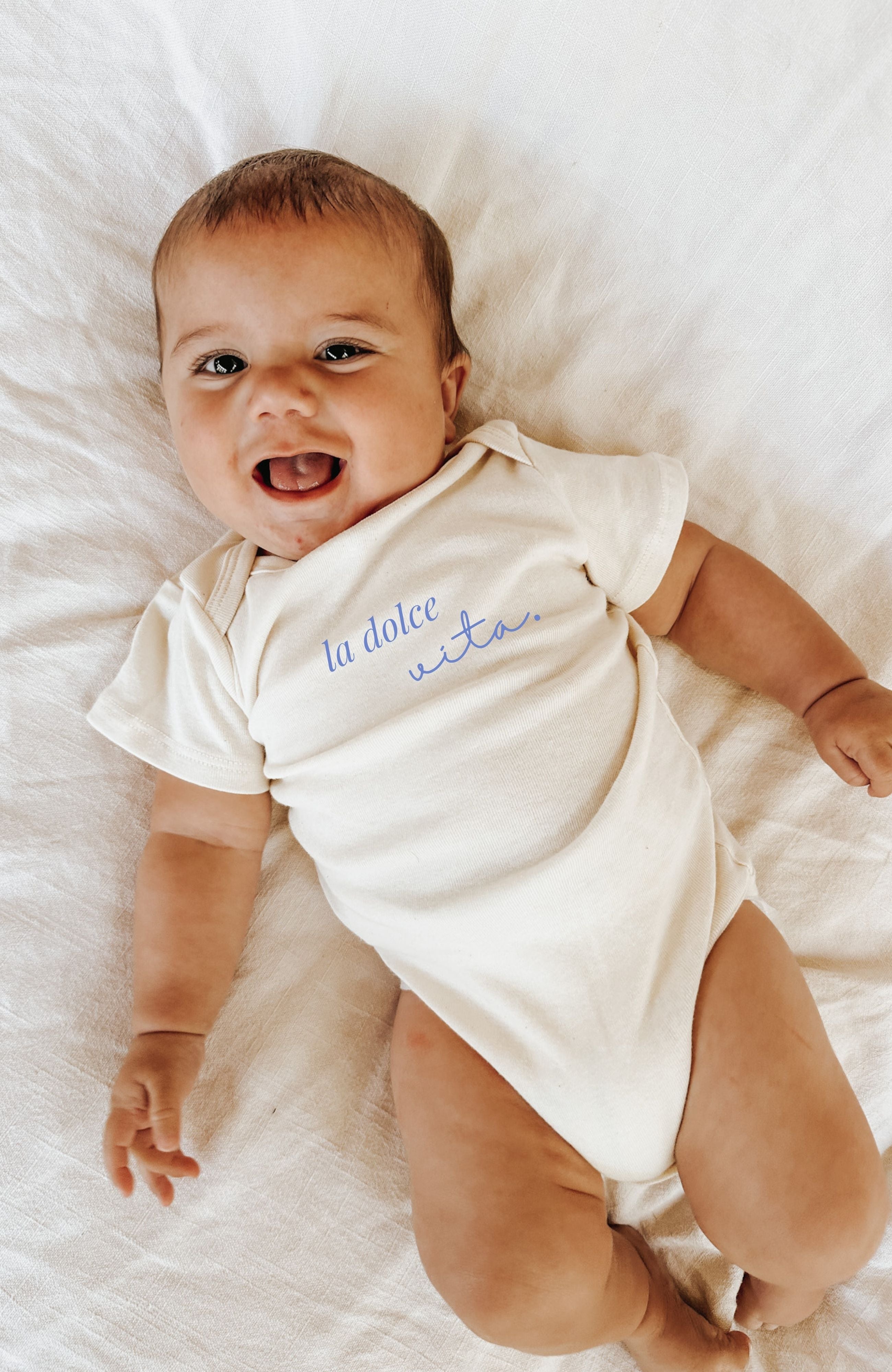 La Dolce Vita Organic Cotton Baby Bodysuit