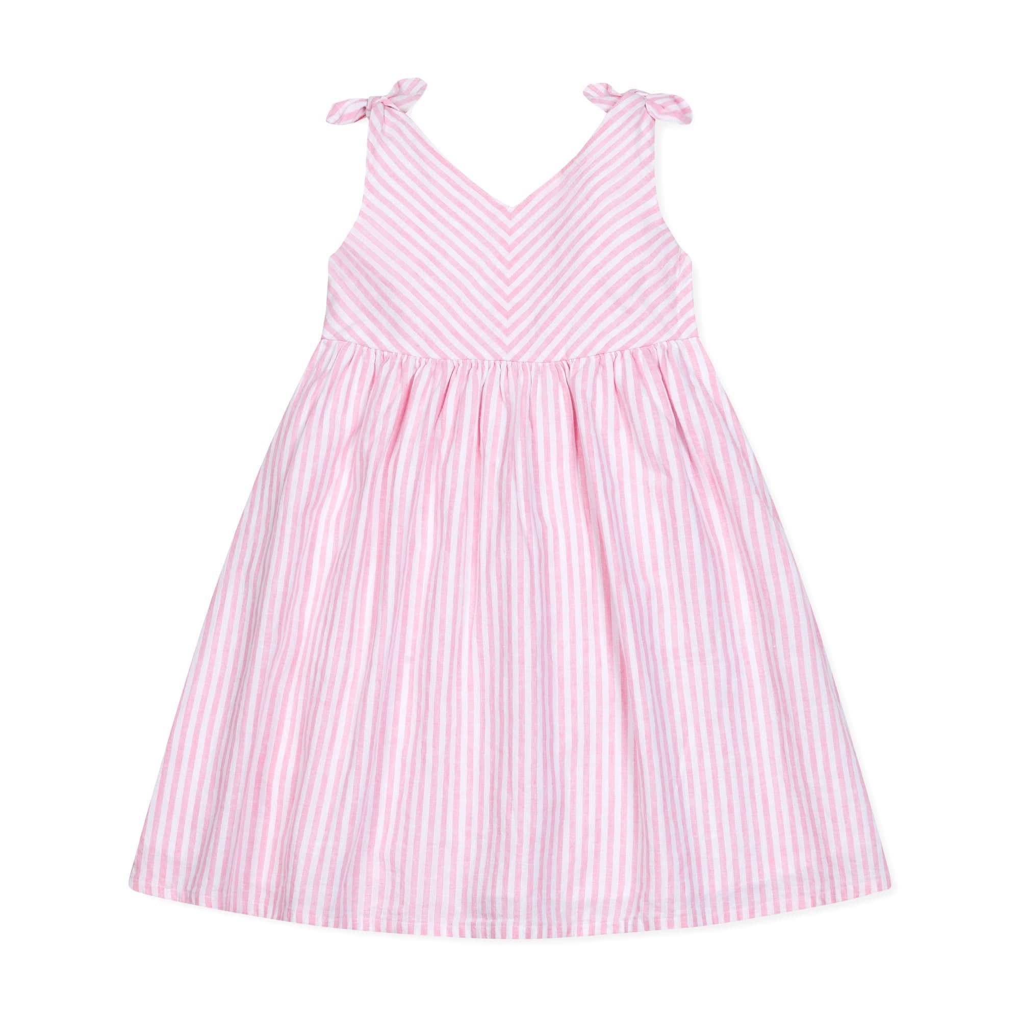 Bow Shoulder Swing Dress