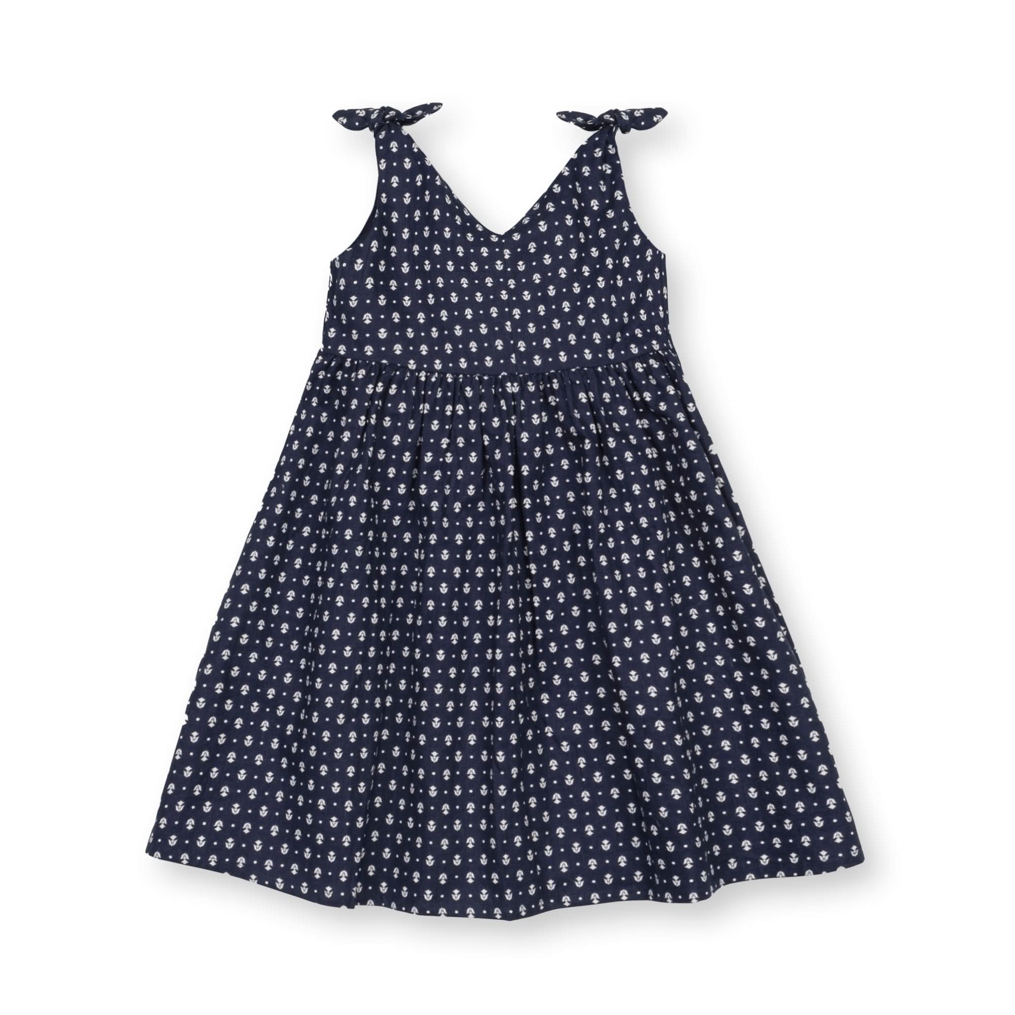 Bow Shoulder Swing Dress
