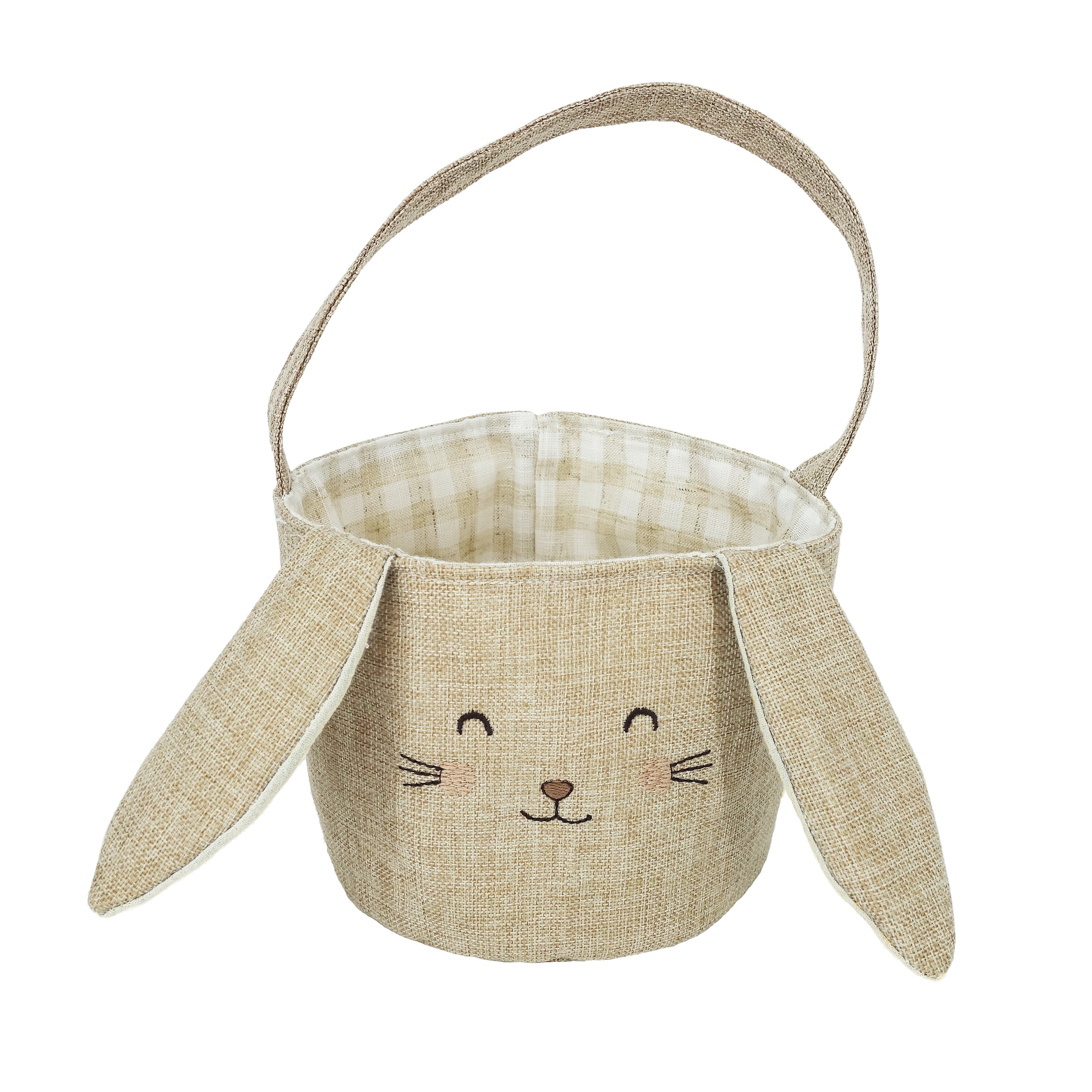 Bunny Easter Basket - Taupe  MON AMI   