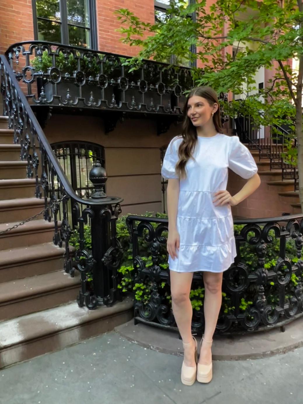 Carlie Dress - White