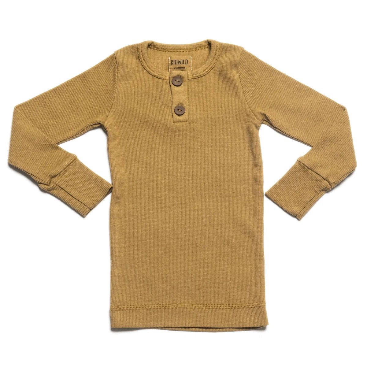 Organic Vintage L/S Top - Ochre