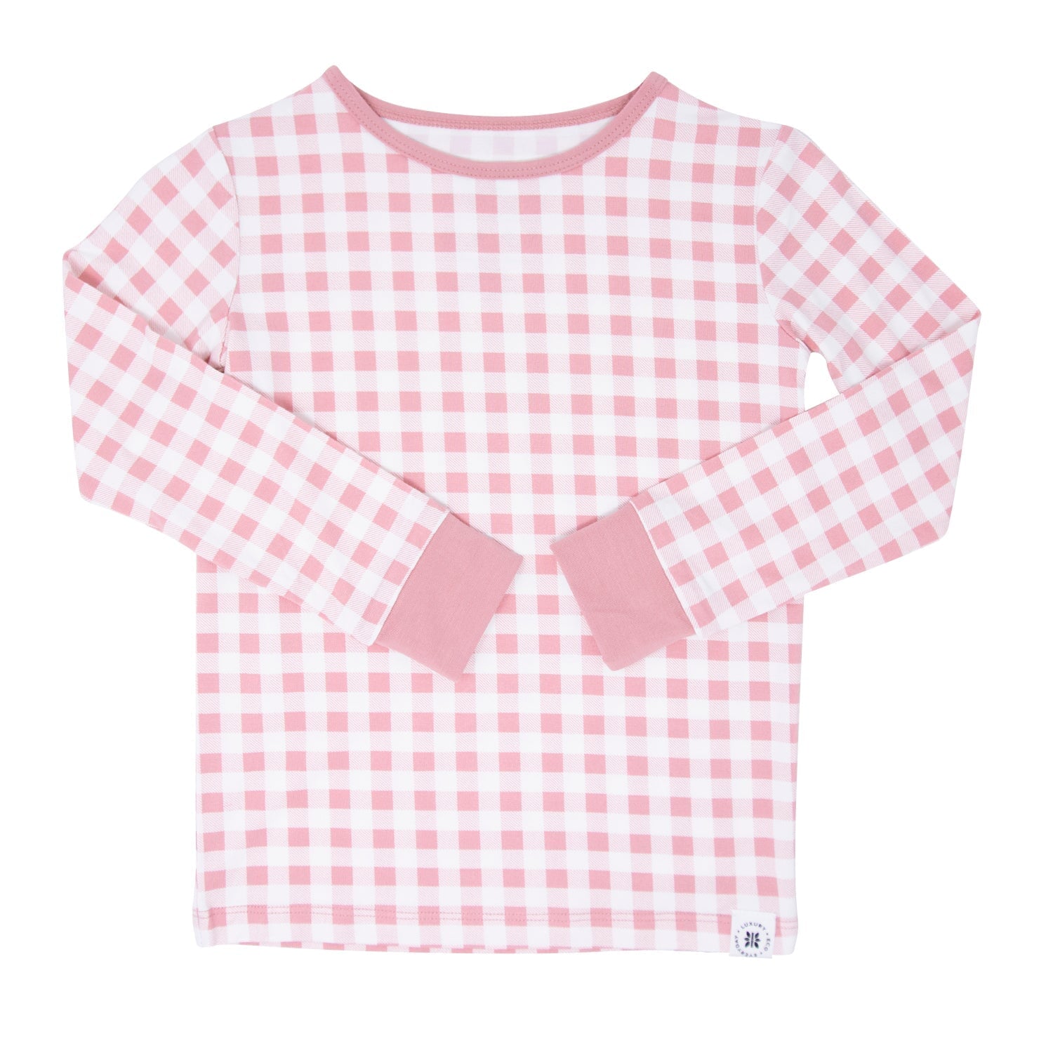Big Kid Pajama - Pink Gingham