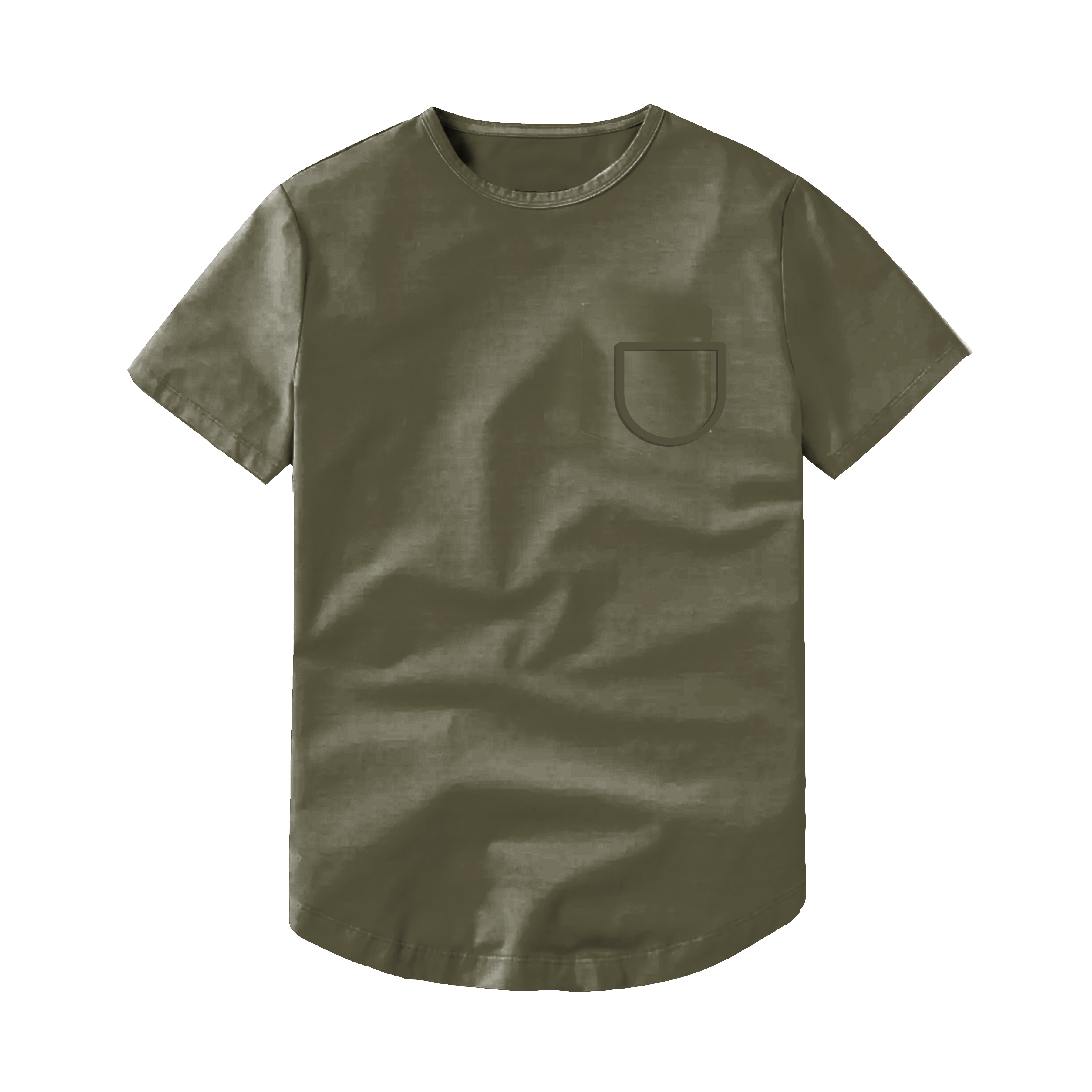 Slouchy Modal Pocket Tee (Adult) T-Shirt kindthing Olive XS 