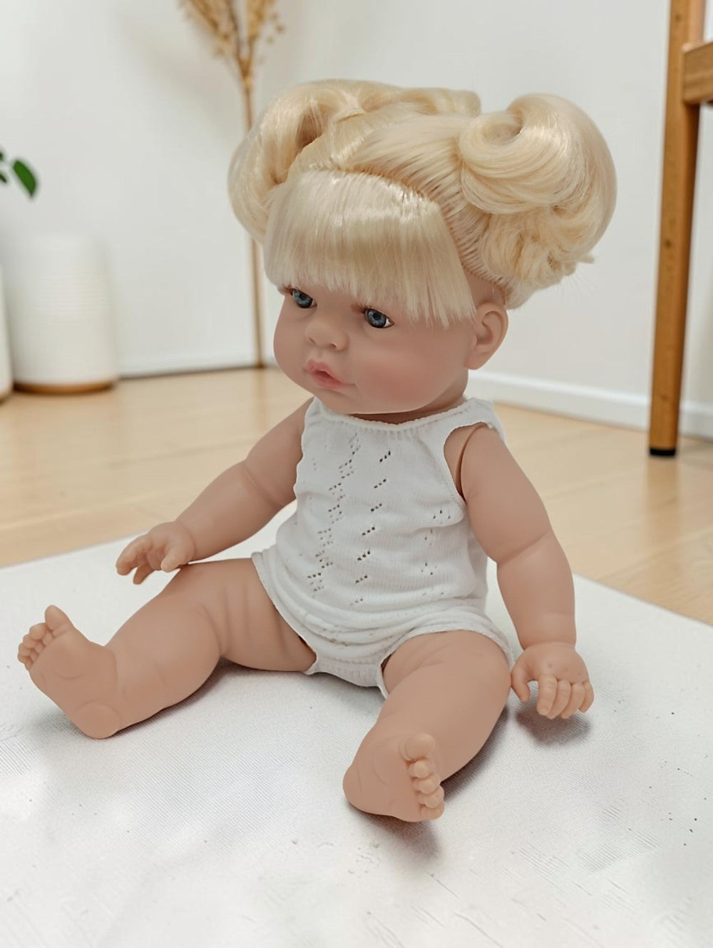 Bebenita 14" Baby Girl Doll - Olympia | Unscented & Fully Clothed