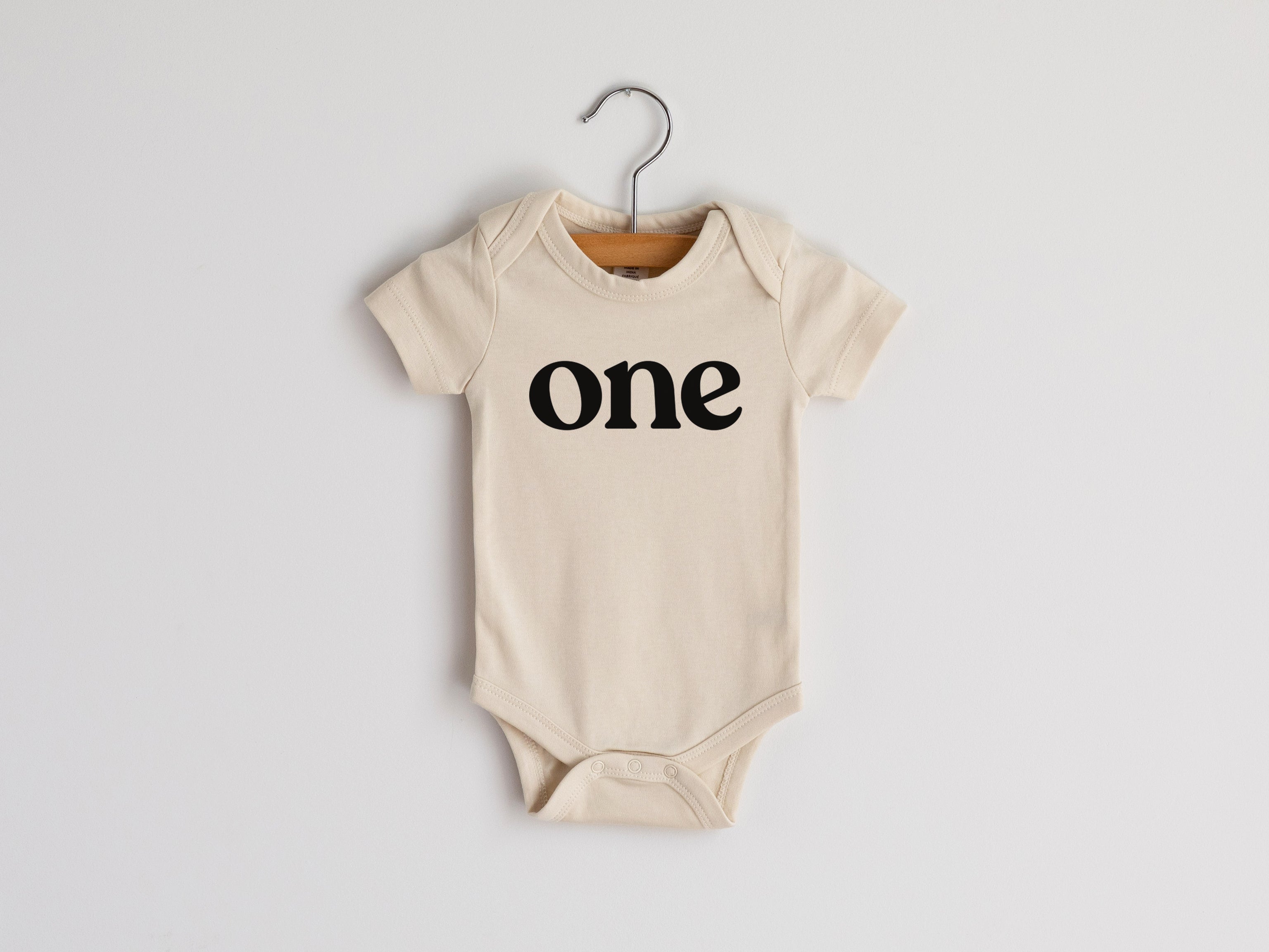 One Modern Birthday Organic Baby Bodysuit • Final Sale