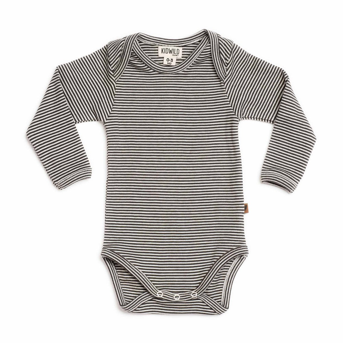 Organic Long Sleeve Bodysuit - Stripe