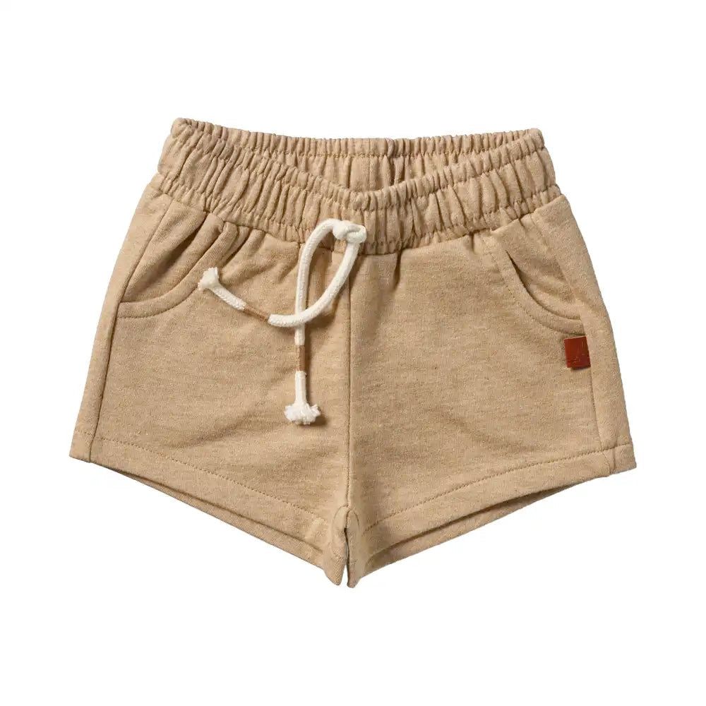 Organic Shorts -  Almond Melange