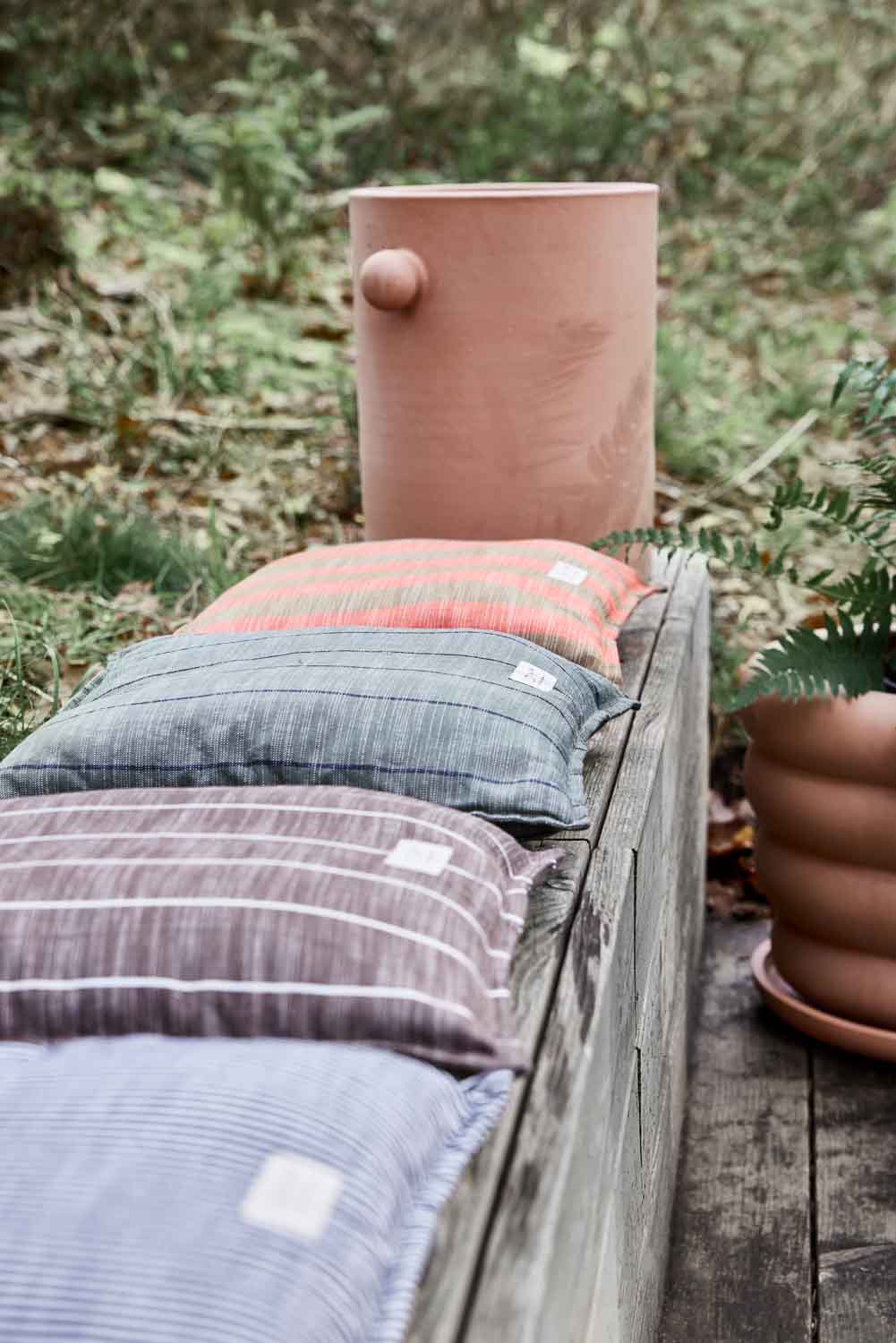 Kyoto Outdoor Cushion Square - Olive Chair & Sofa Cushions OYOY   