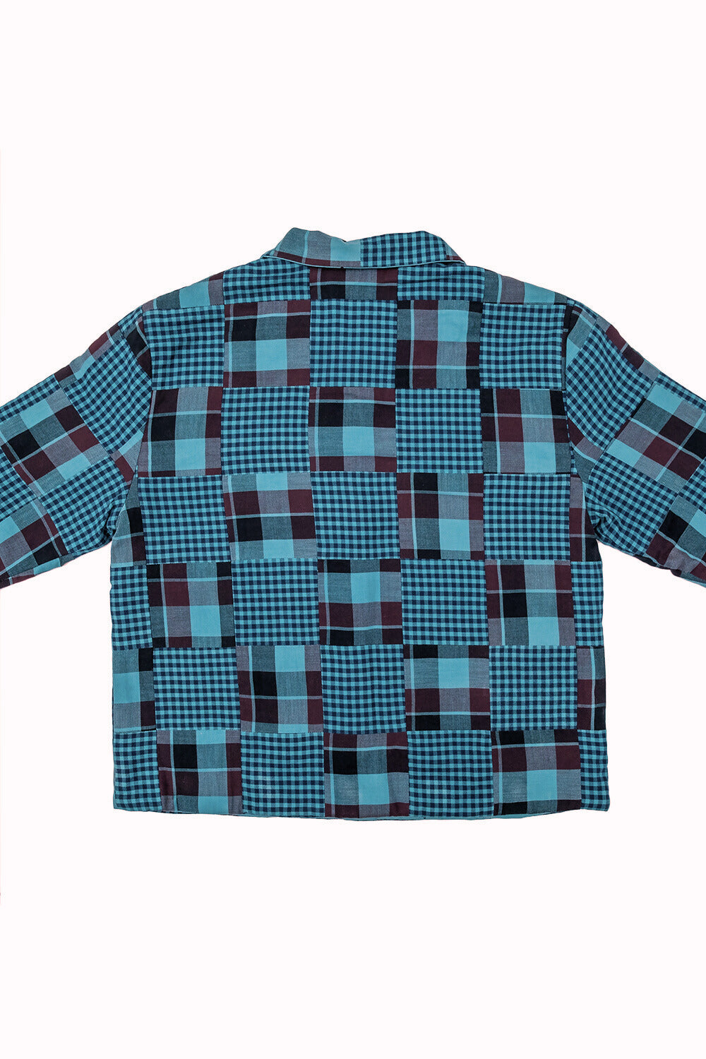 Adult Worker Jacket - Emerald Patchwork