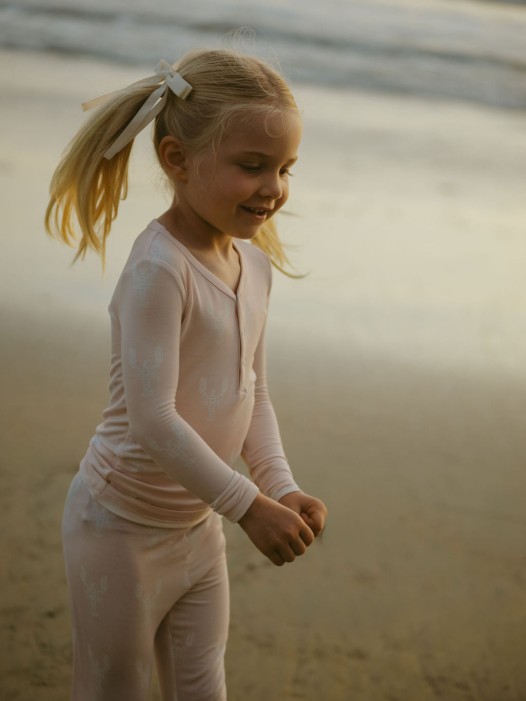 Bamboo Two Piece Pajamas | Pink Lobster