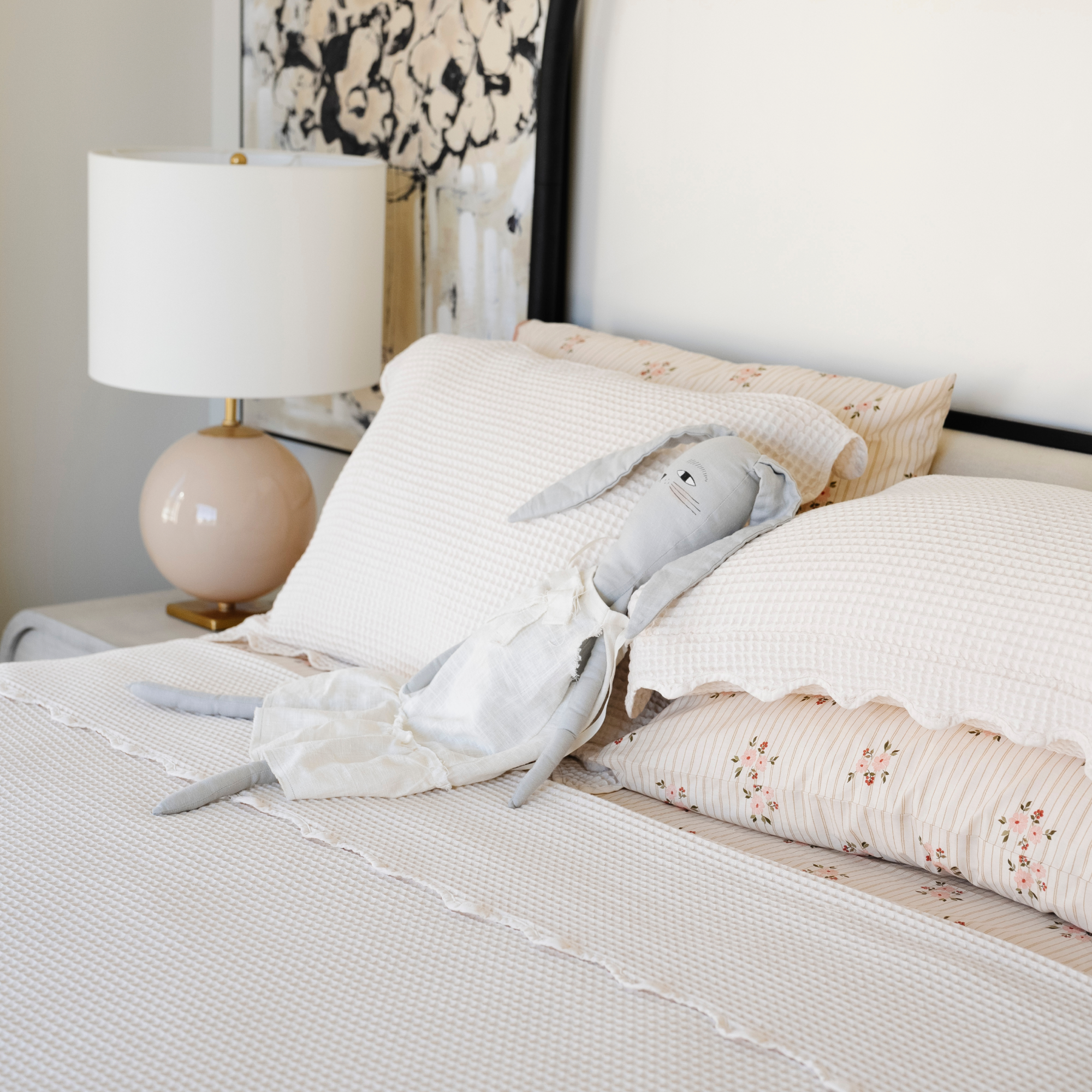 Wholesale Waffle Knit Coverlet Set