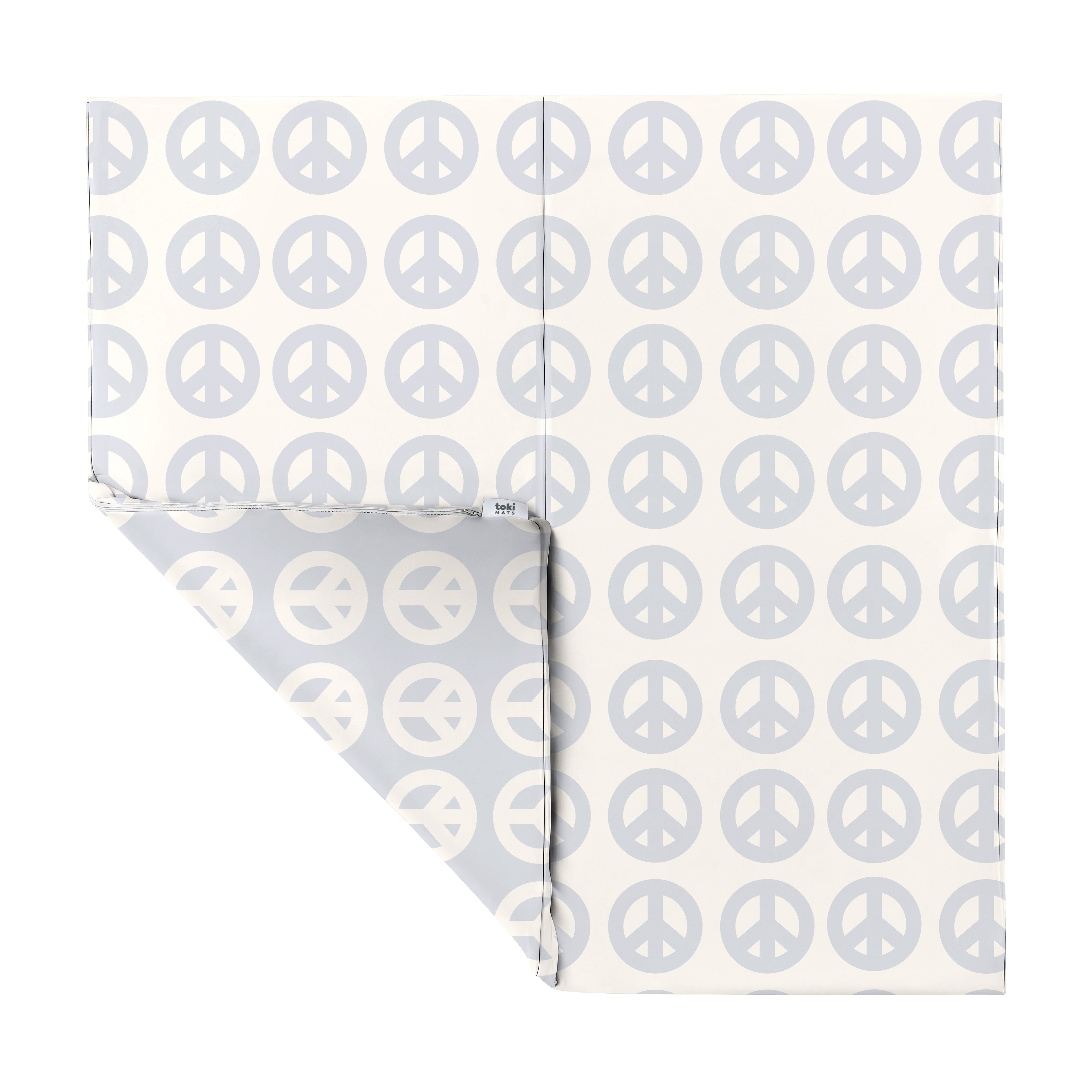 Peace Sign Vegan Leather Mat