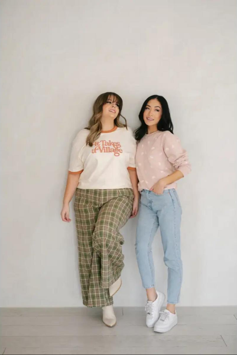 Ditsy Rainbow Organic Cotton Sweatshirt