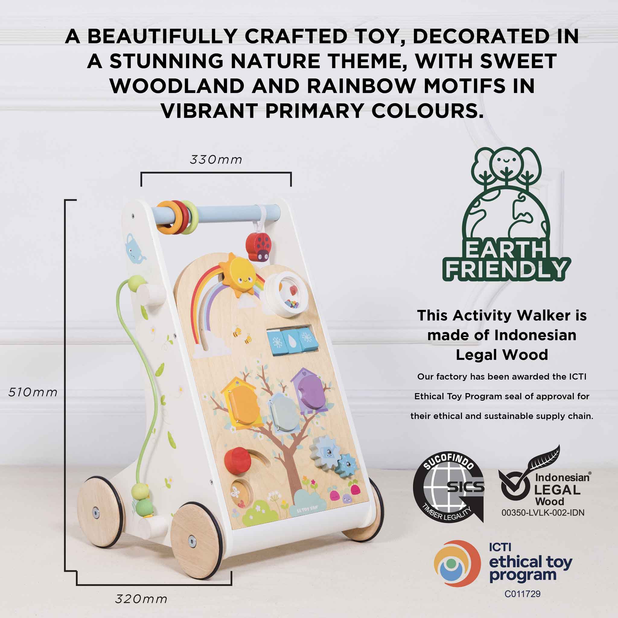 Woodland Activity Baby Walker