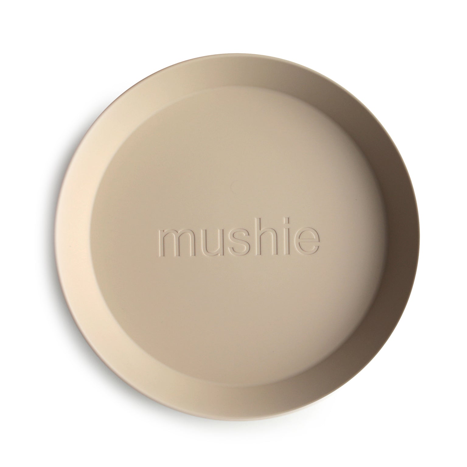 Round Dinnerware Plates, Set of 2 Dinnerware Mushie Vanilla  