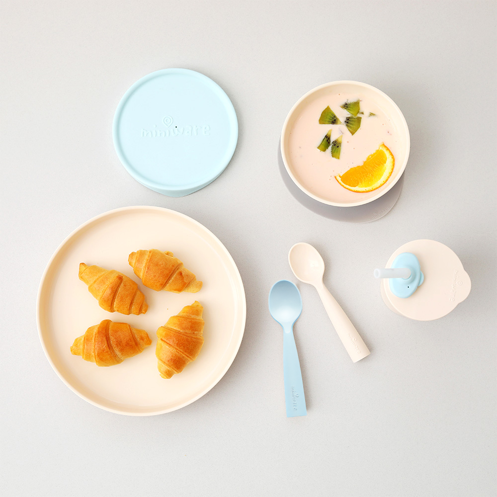 Little Foodie Meal Set - Vanilla + Aqua