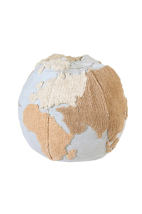 POUF WORLD MAP  Little Wonder & Co   