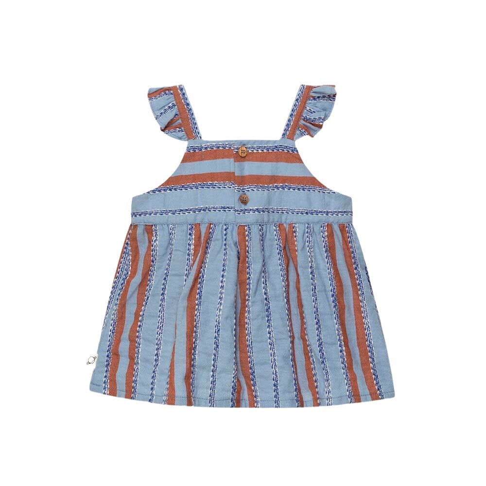 Striped Denim Baby Dress - Unique