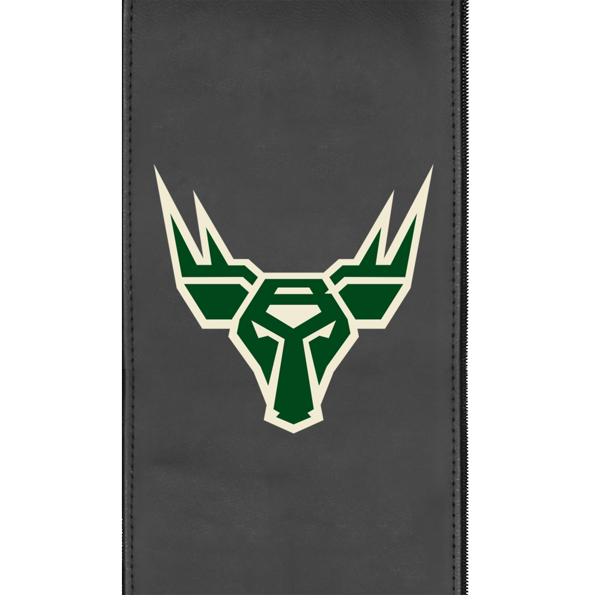 Silver Loveseat with Bucks Gaming Primary Logo [Can Only Be Shipped to Wisconsin]