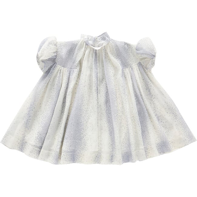 Tent Dress with Puff Sleeves - Cream