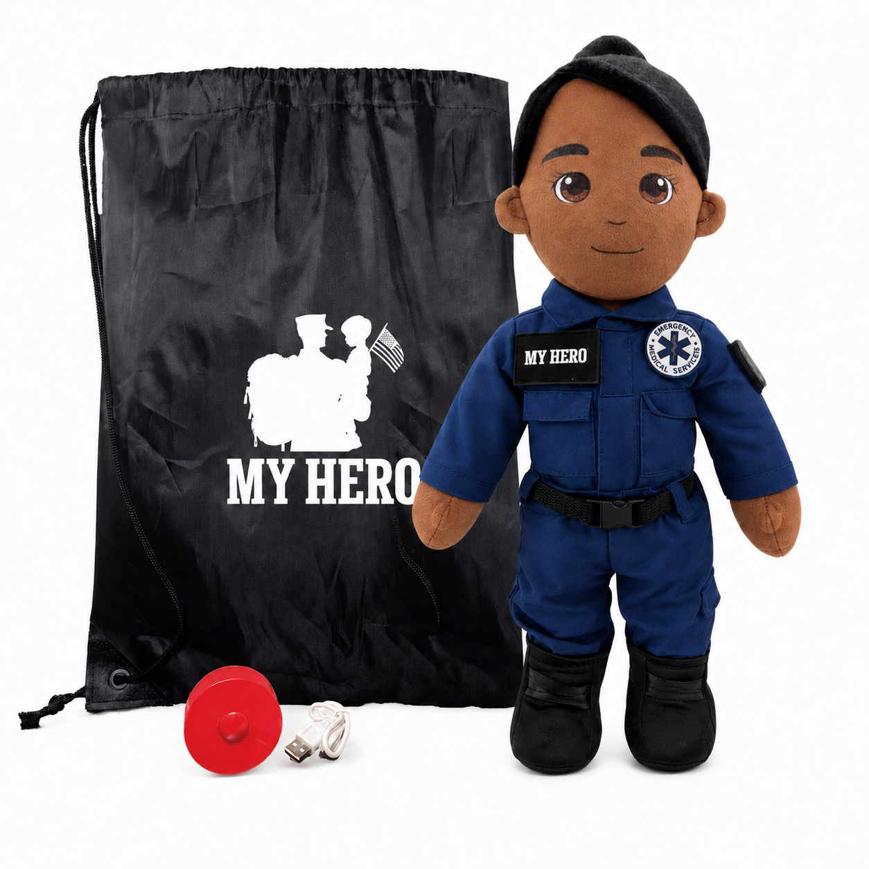 Paramedic Doll & EMT Doll | Recordable First Responder Gift