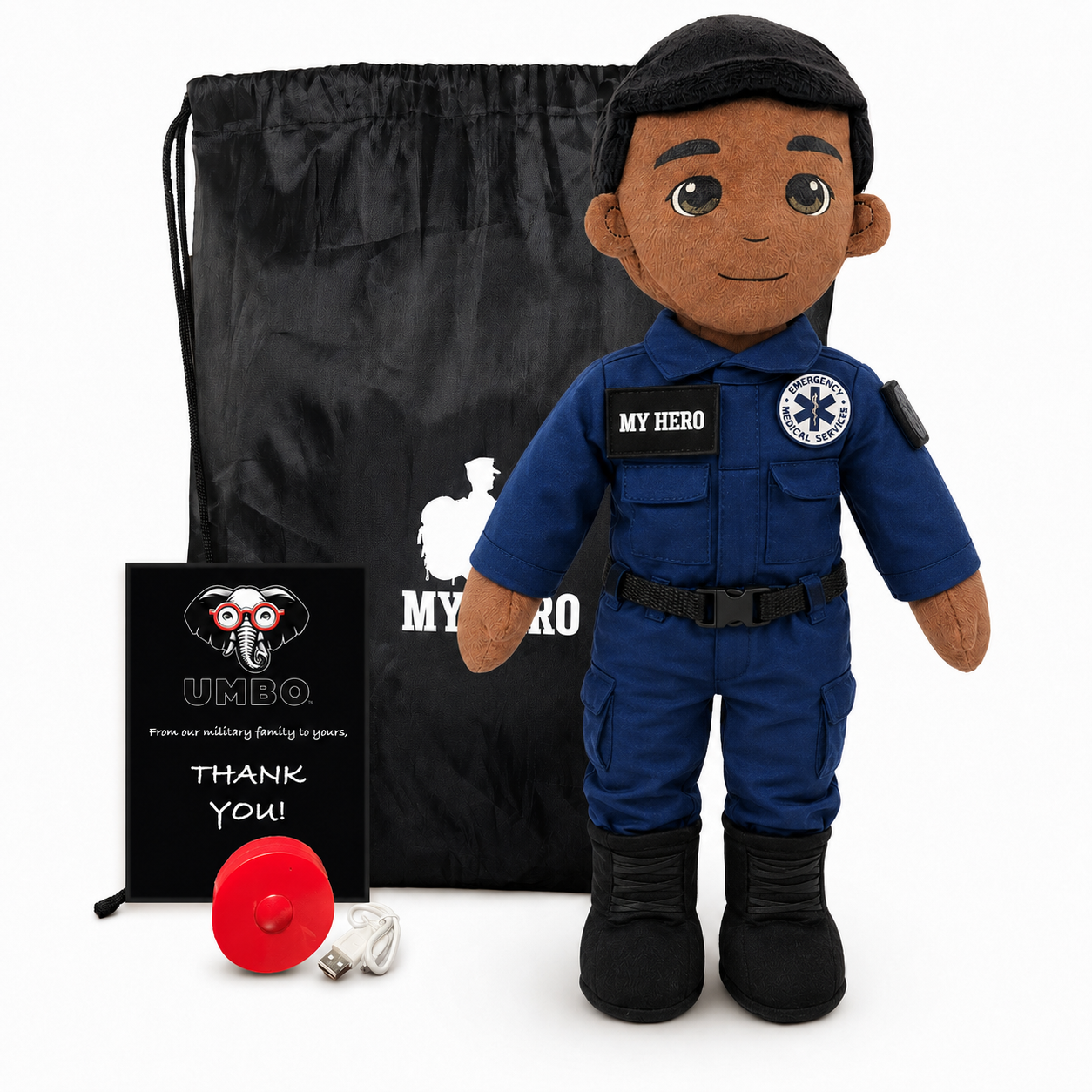 Paramedic Doll & EMT Doll | Recordable First Responder Gift