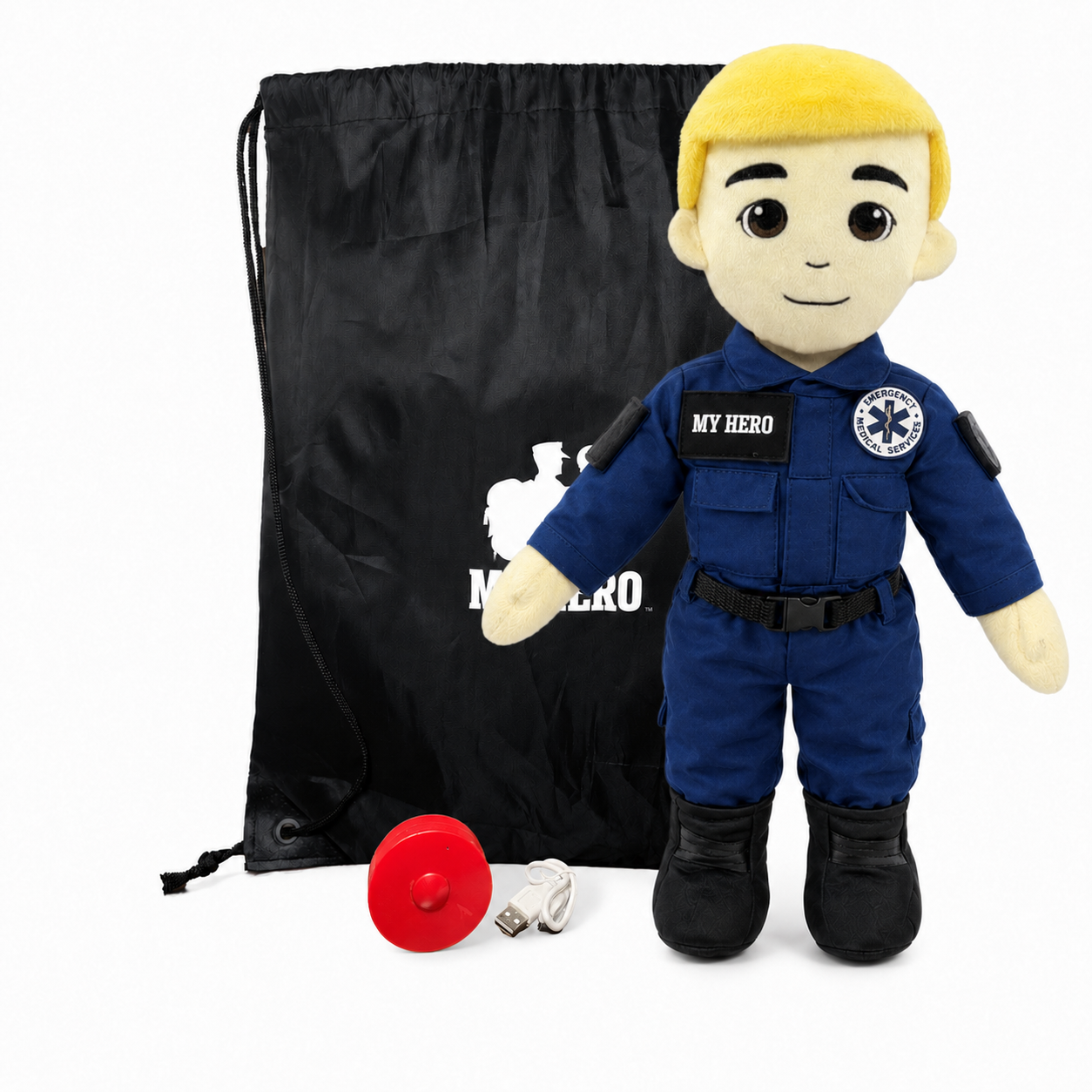 Paramedic Doll & EMT Doll | Recordable First Responder Gift