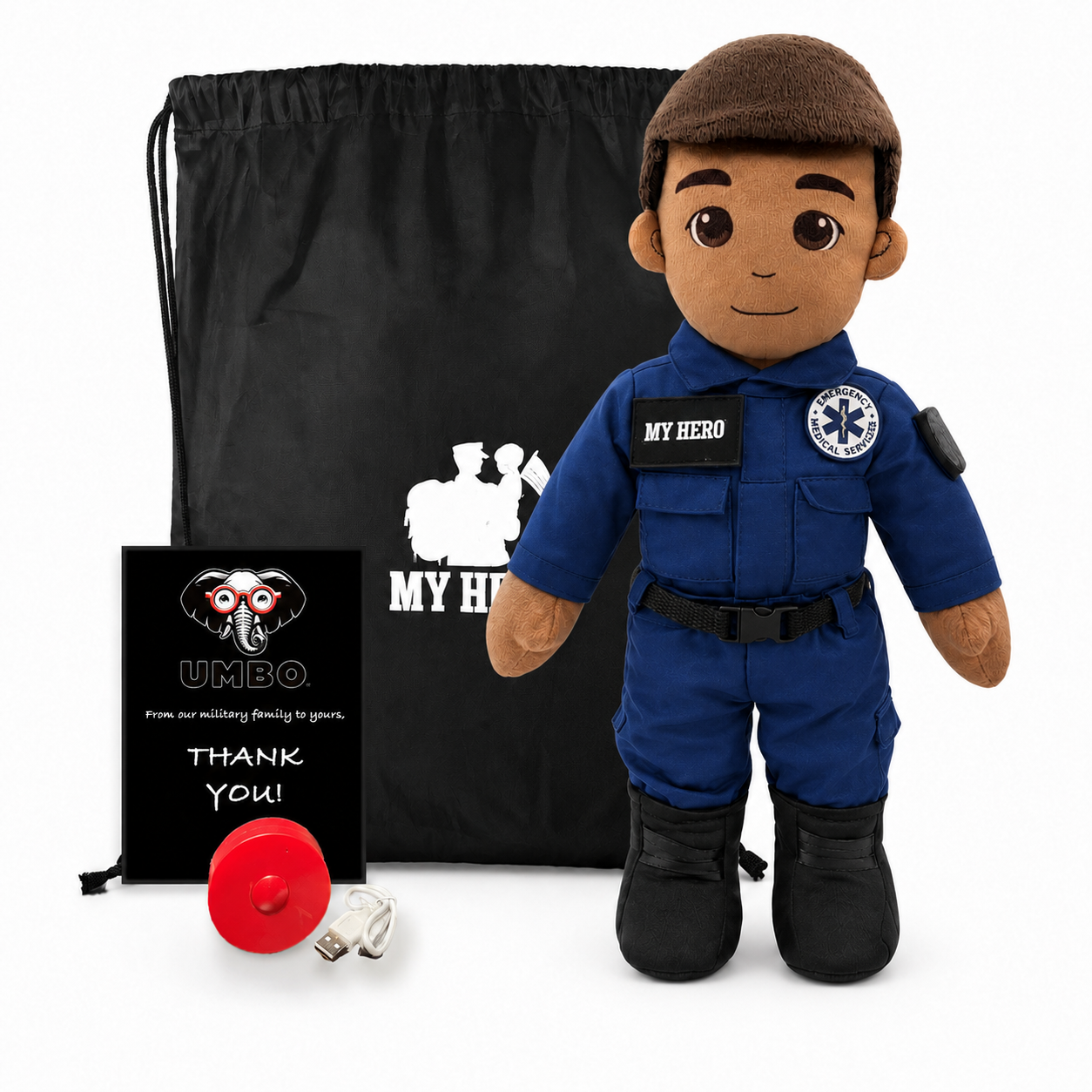 Paramedic Doll & EMT Doll | Recordable First Responder Gift