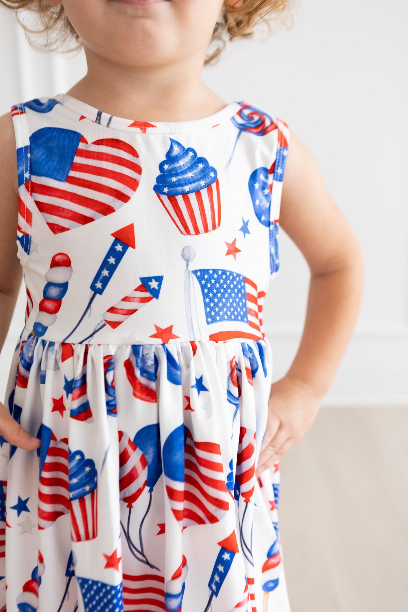 SALE Party in the USA Tank Twirl Dress