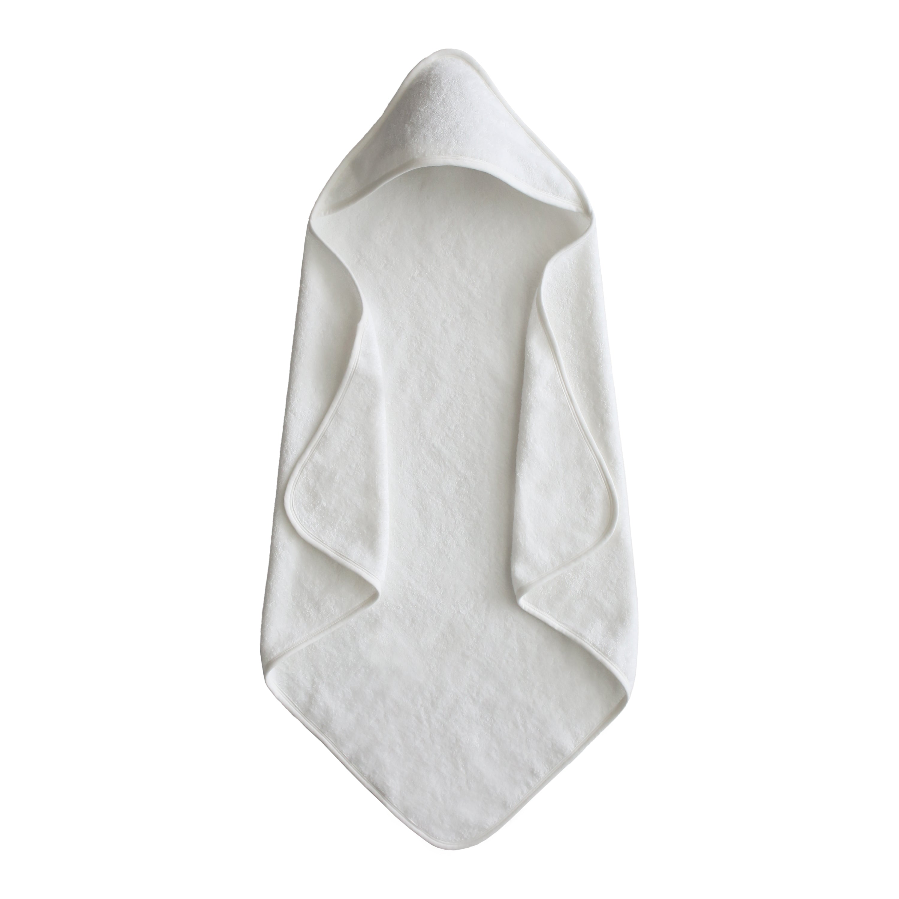 Organic Cotton Baby Hooded Towel Hooded Towel Mushie Pearl  