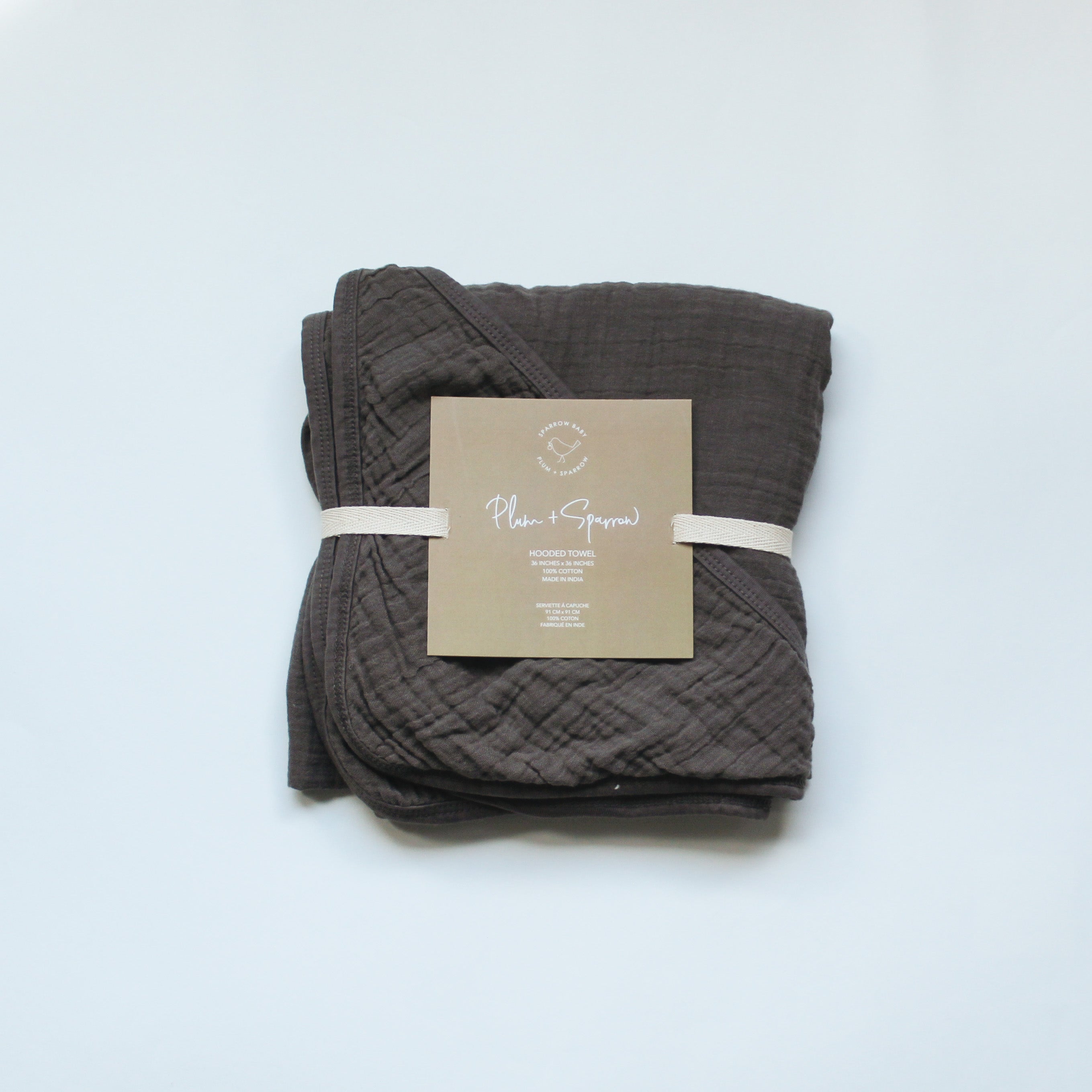 Hooded Towel<br> Pebble