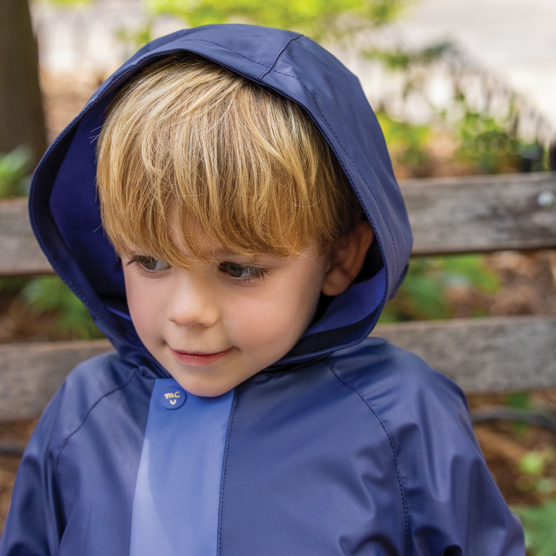 Colorblock Kid Raincoat Jackets Mon Coeur   