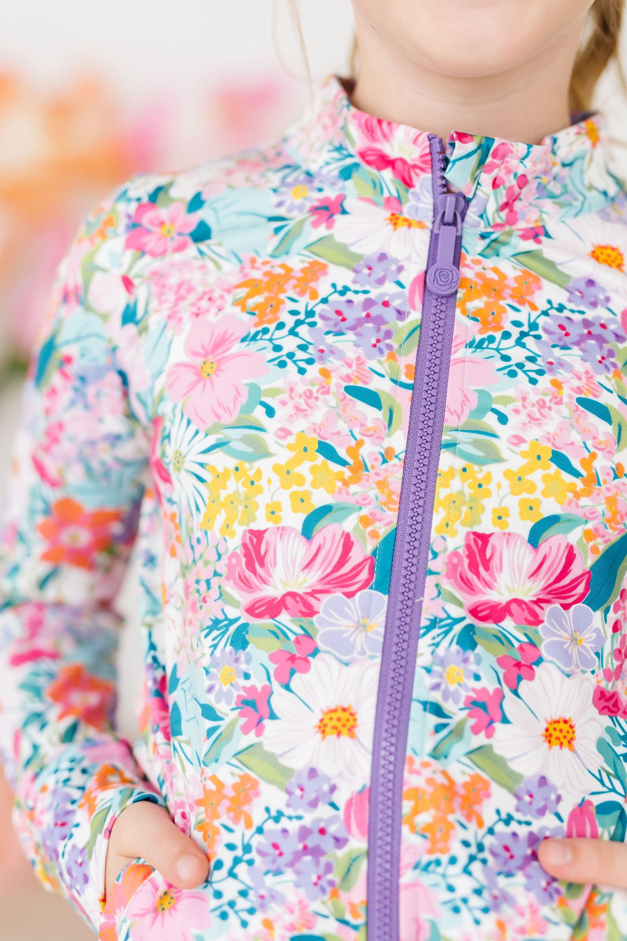 SALE Petal Power Full-Zip Ruffle Active Jacket