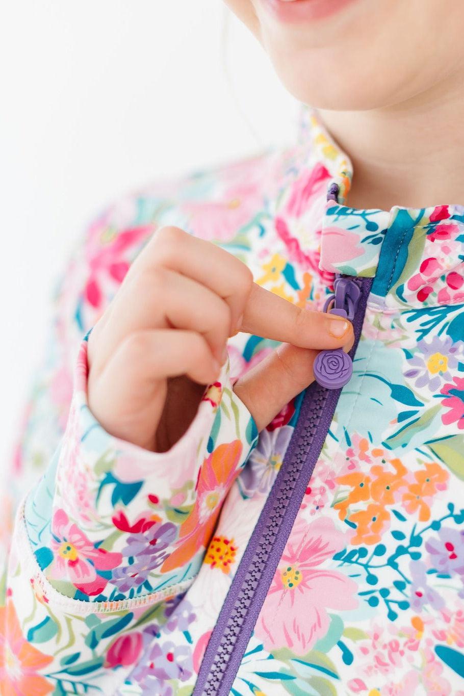 SALE Petal Power Full-Zip Ruffle Active Jacket