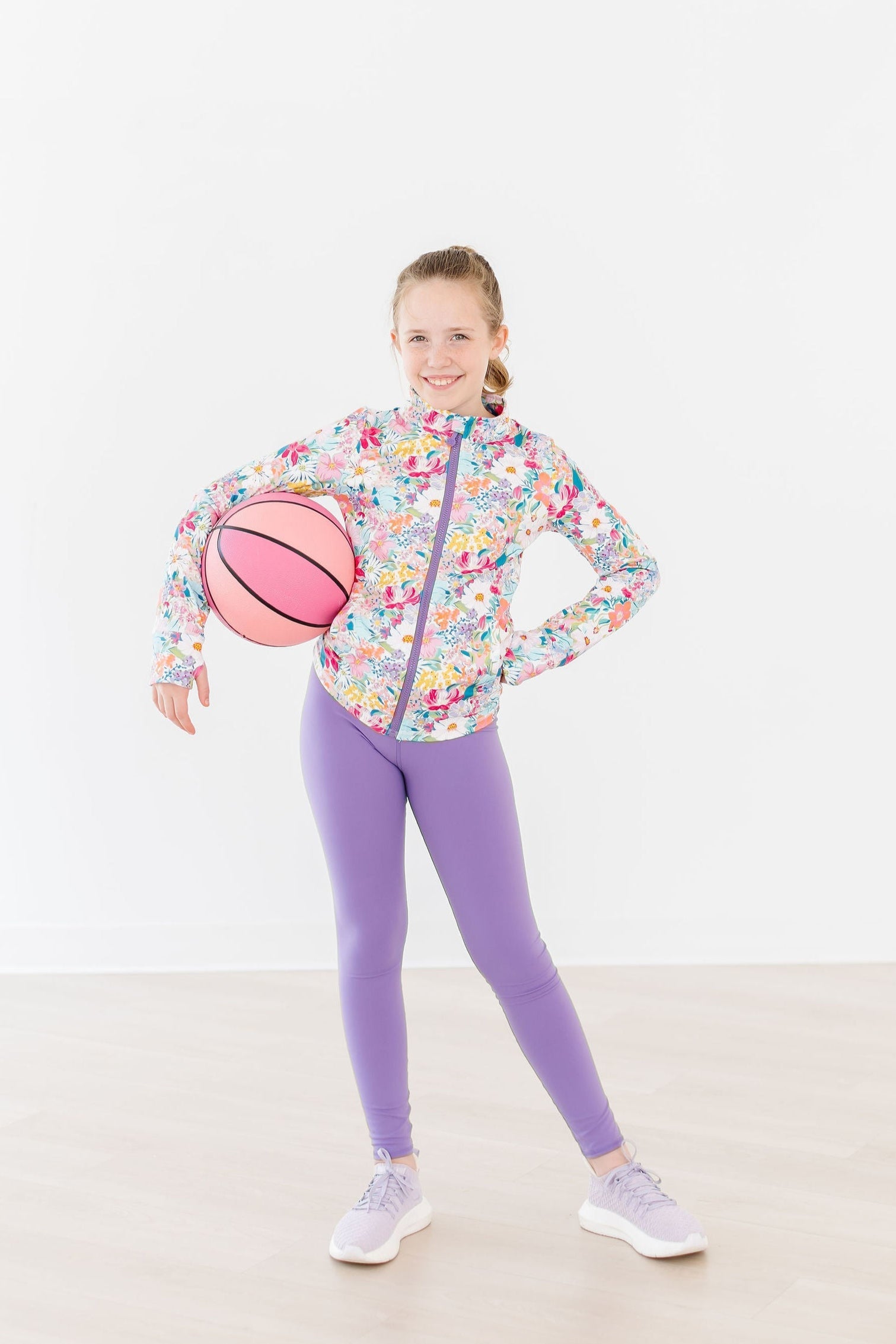 SALE Petal Power Full-Zip Ruffle Active Jacket