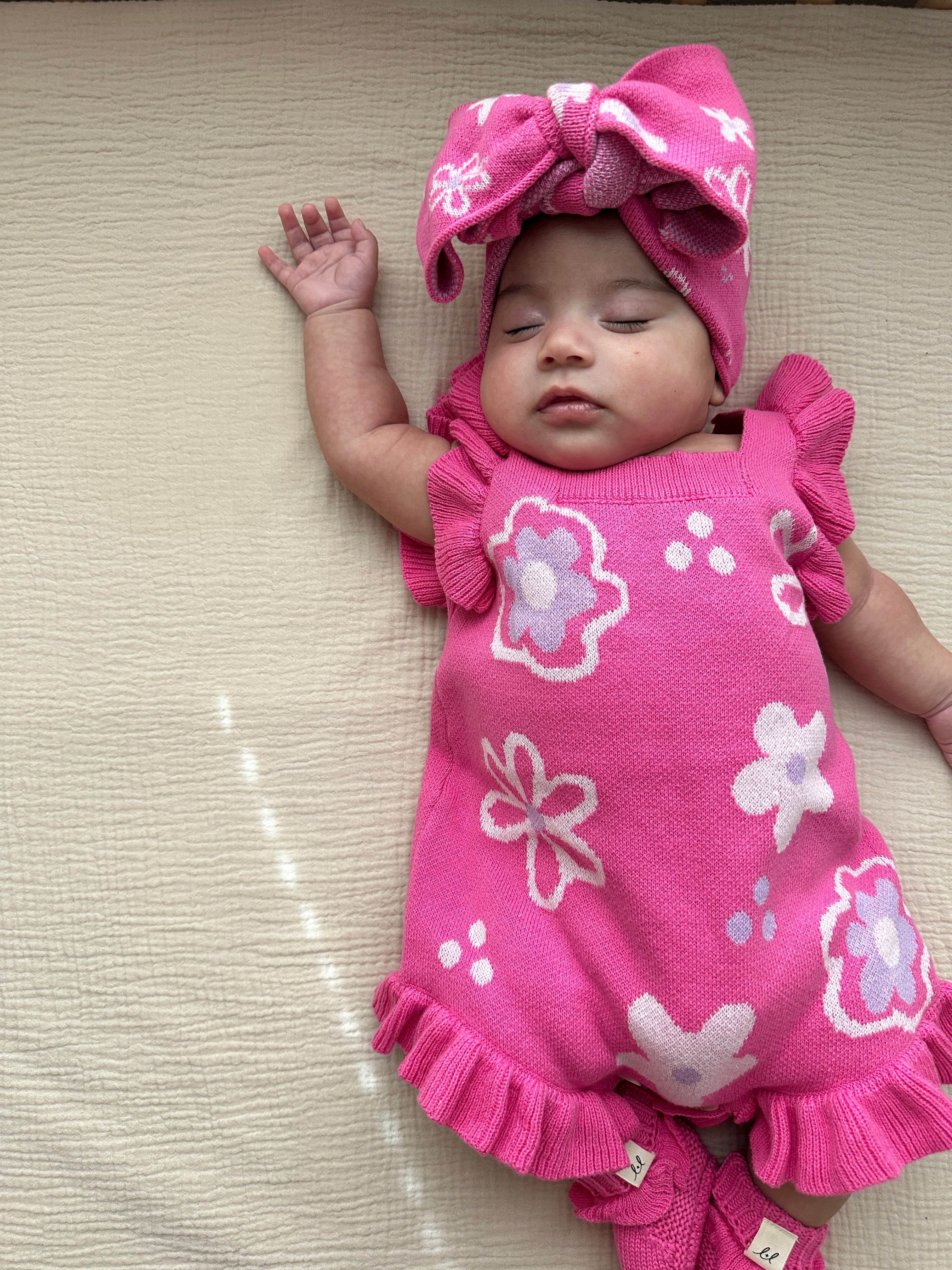 Wildflower Dreams Romper - Peony Pink