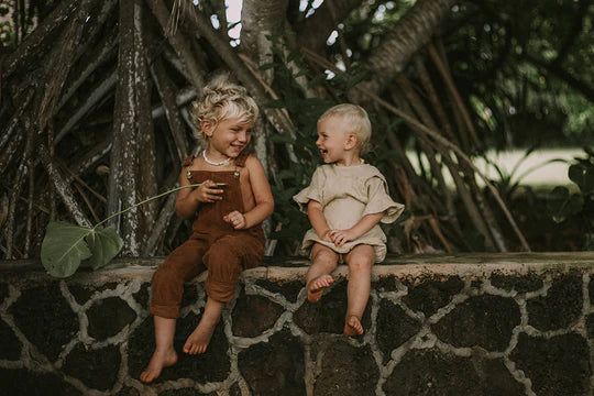 The Wild and Free Cord Dungaree Overall - Rust