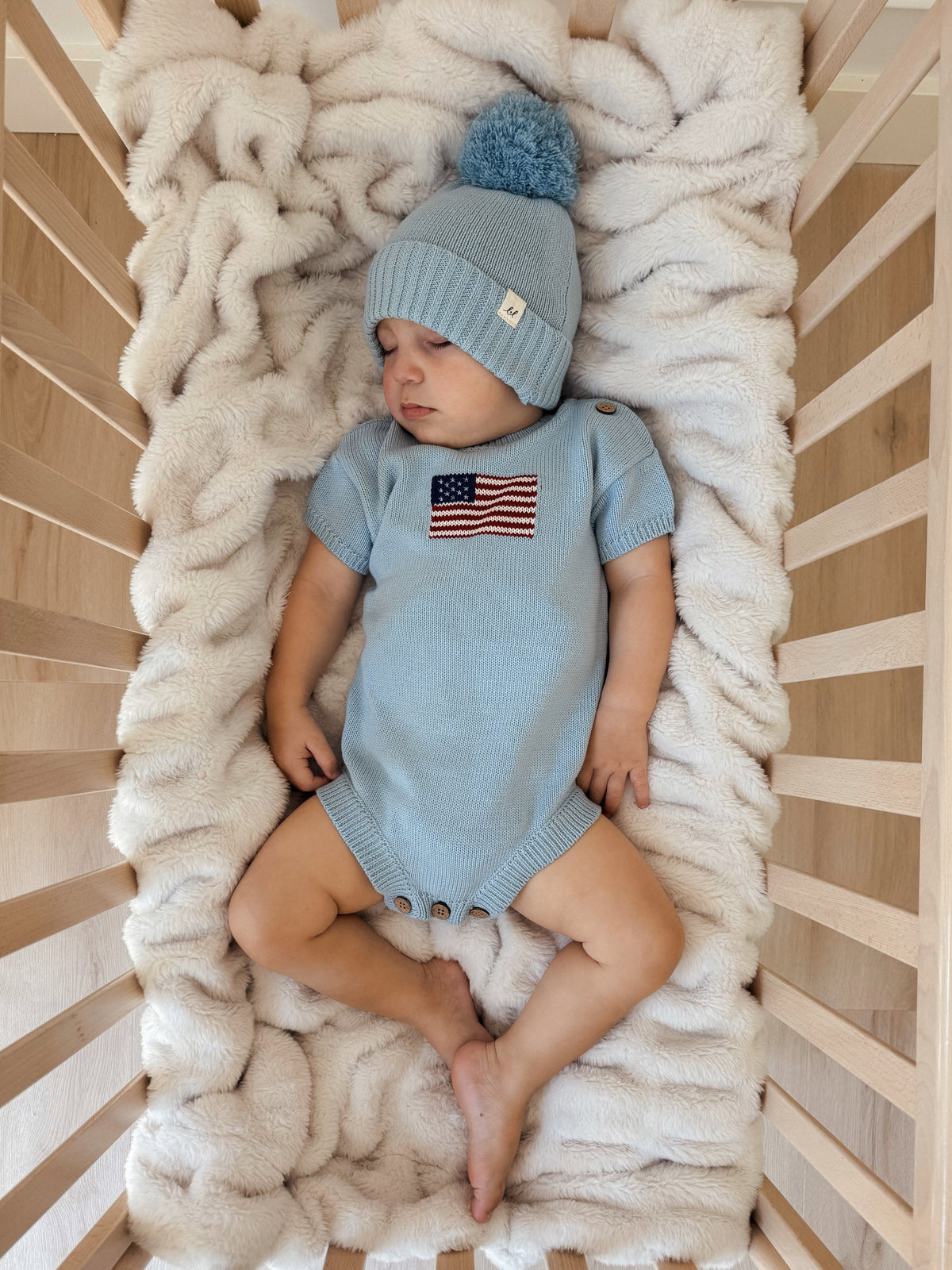 Americana Knit Romper