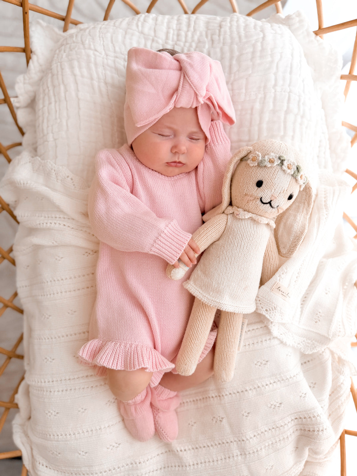 Frills Long Sleeve Knit Romper