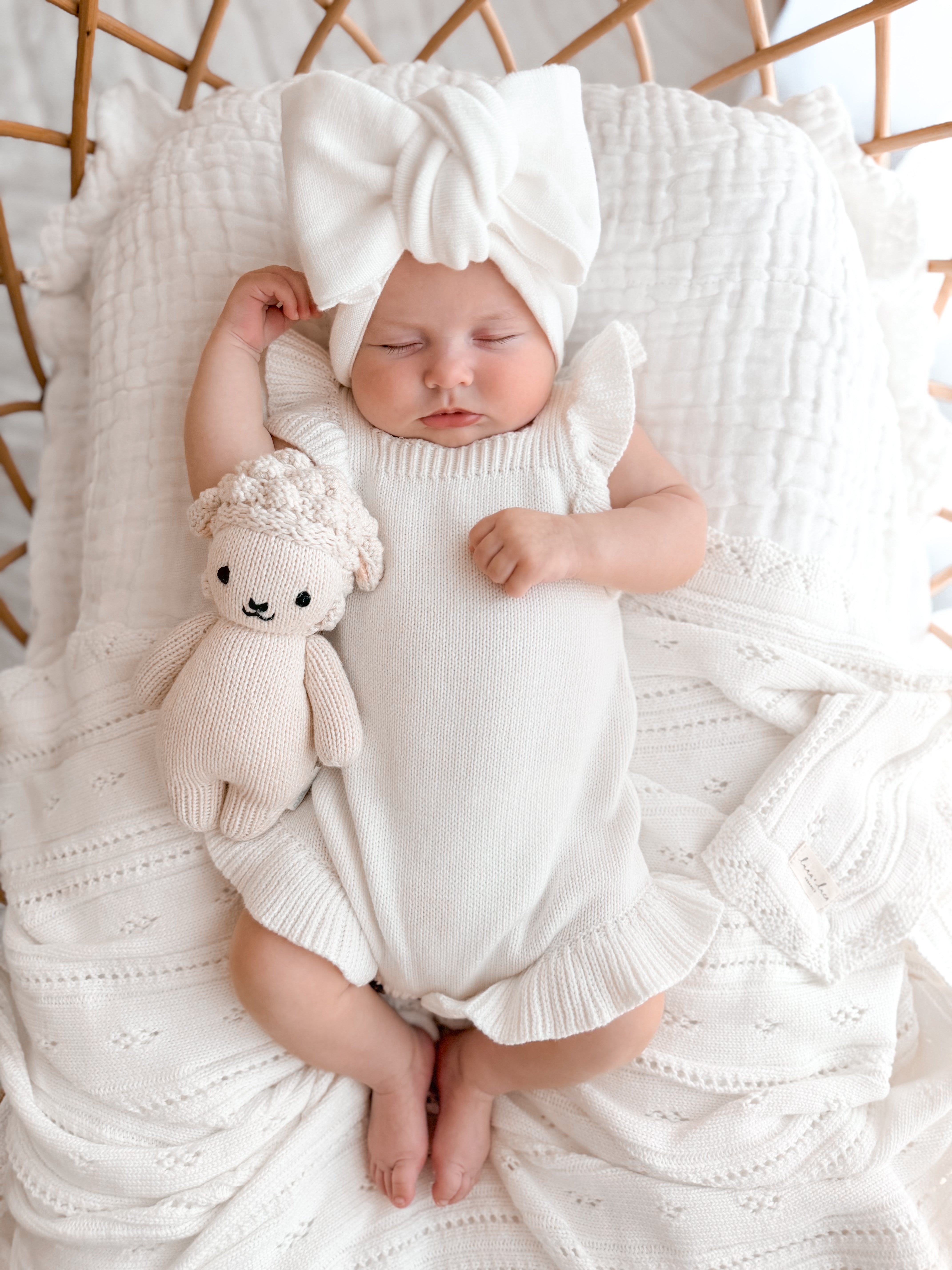 Frills Knit Romper