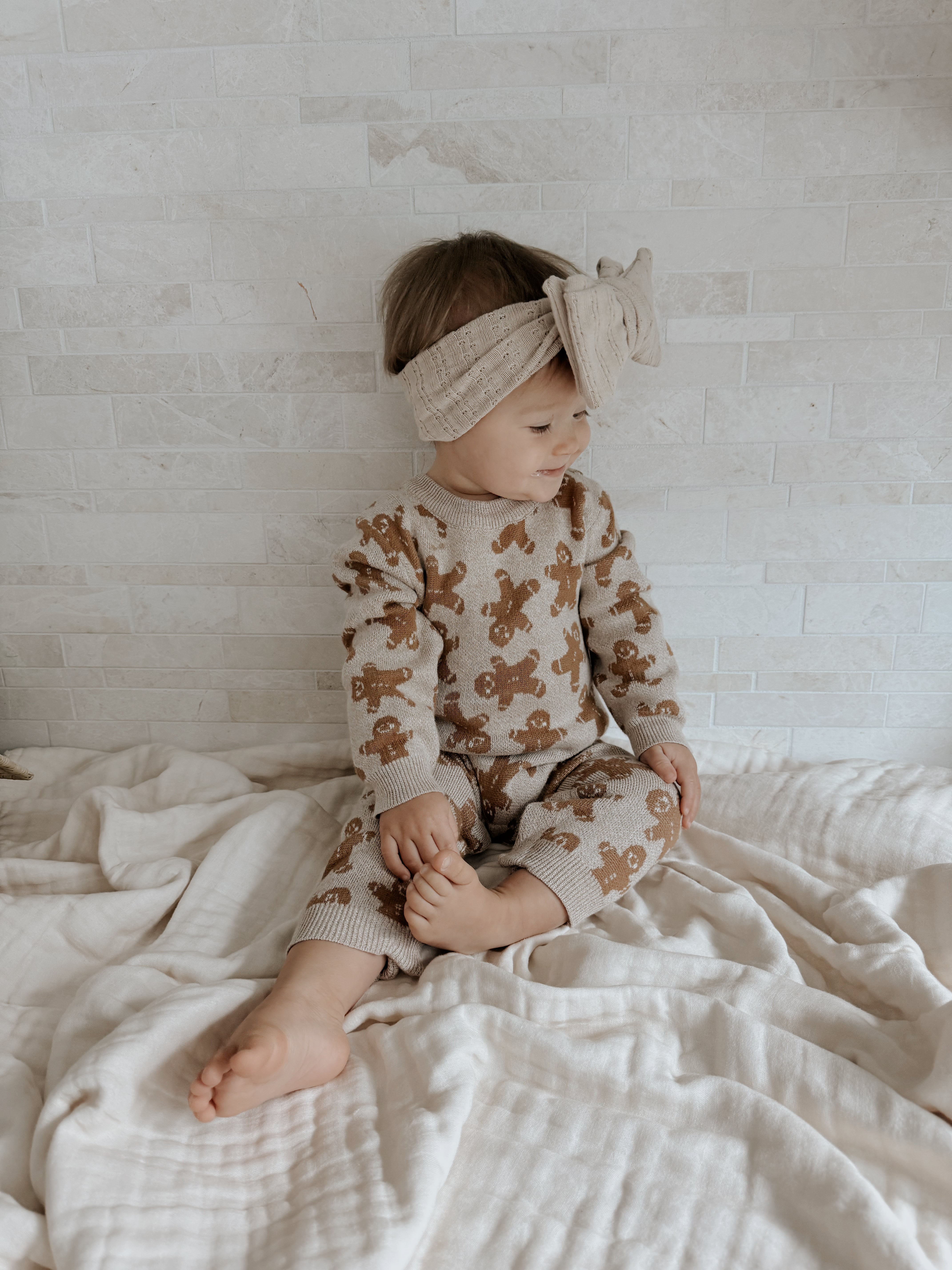 Luna + Luca Gingerbread Jumpsuit