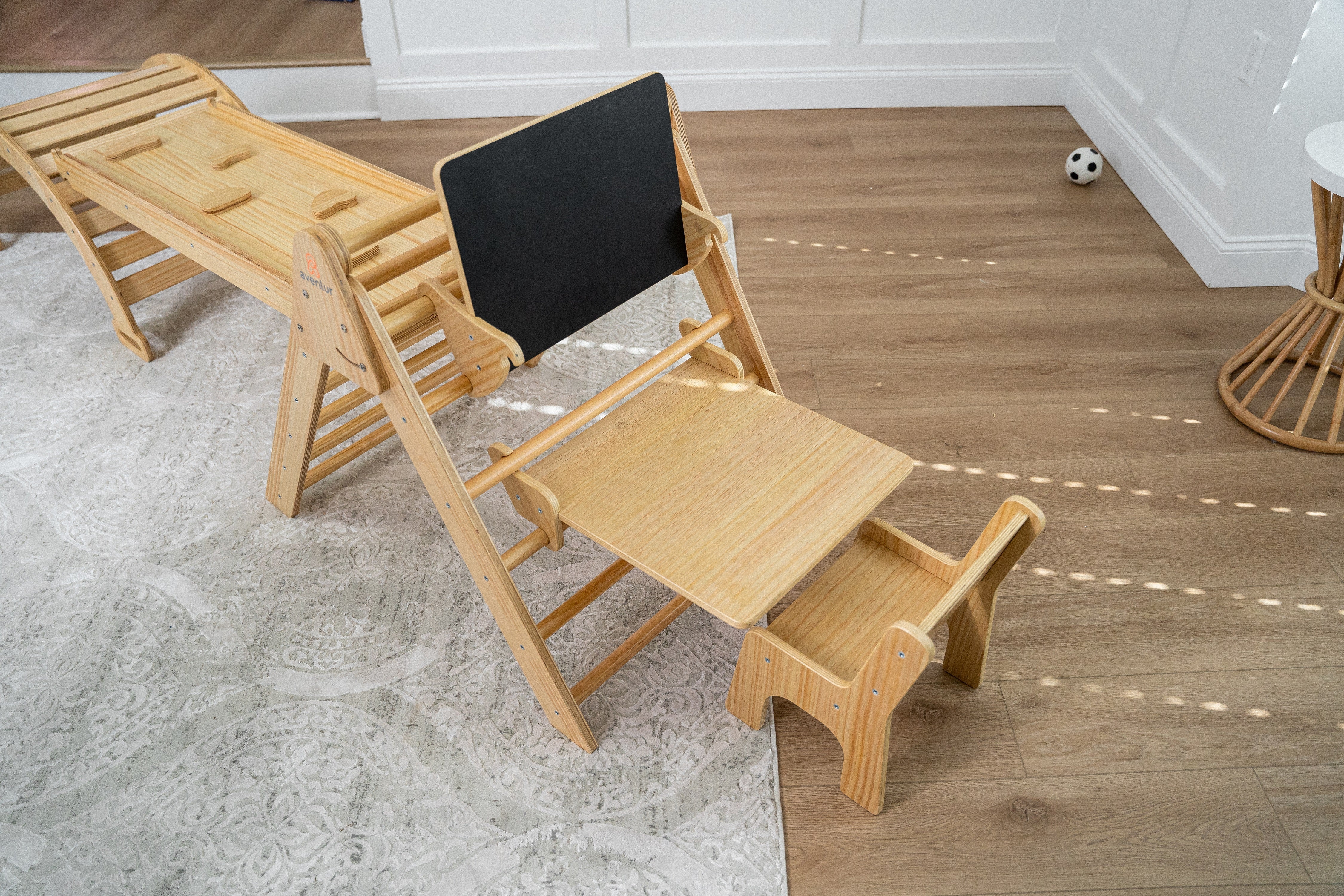 Desk and Chair Attachment to the Hazel & Olive Indoor Avenlur.com   