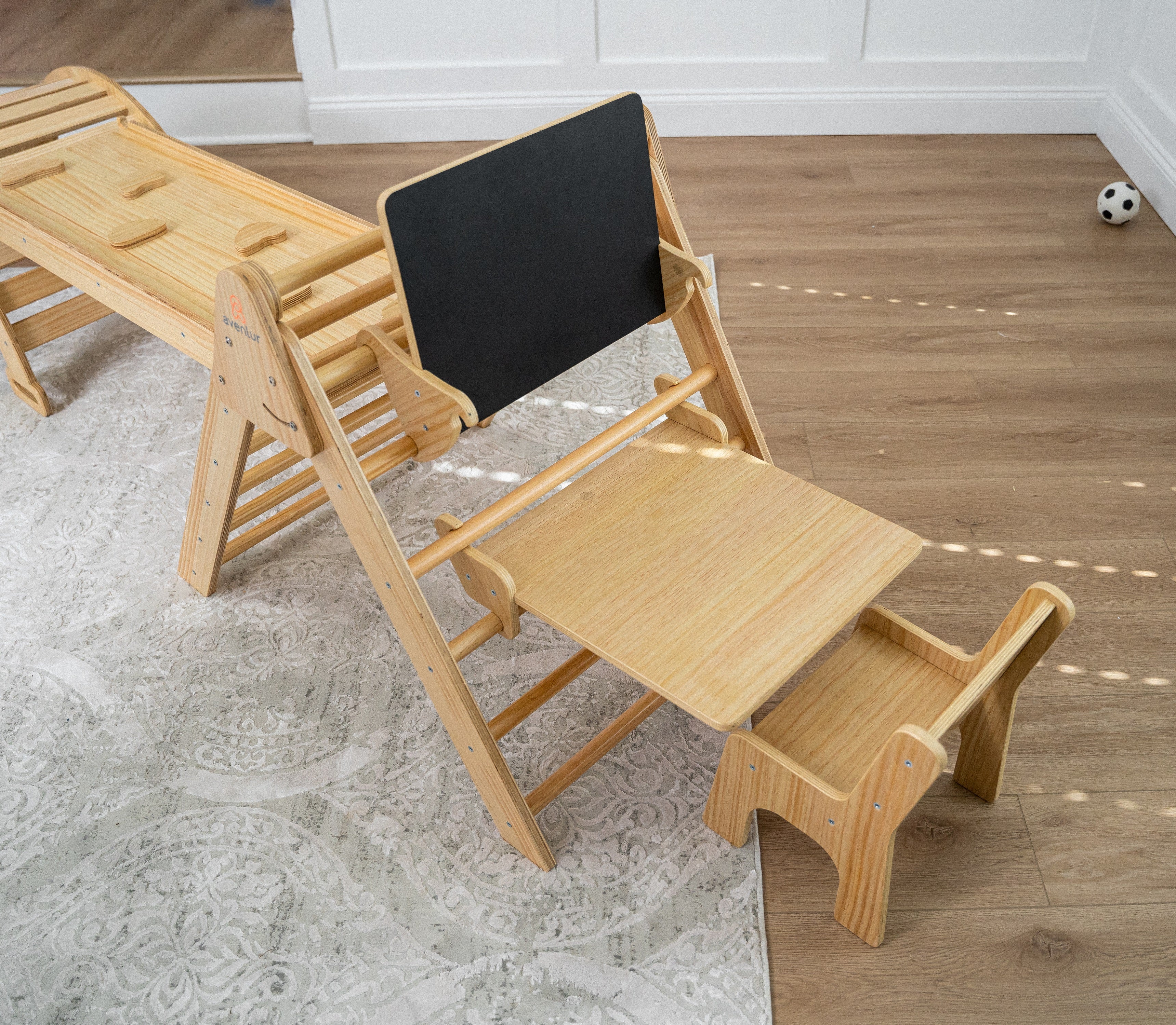 Desk and Chair Attachment to the Hazel & Olive Indoor Avenlur.com   