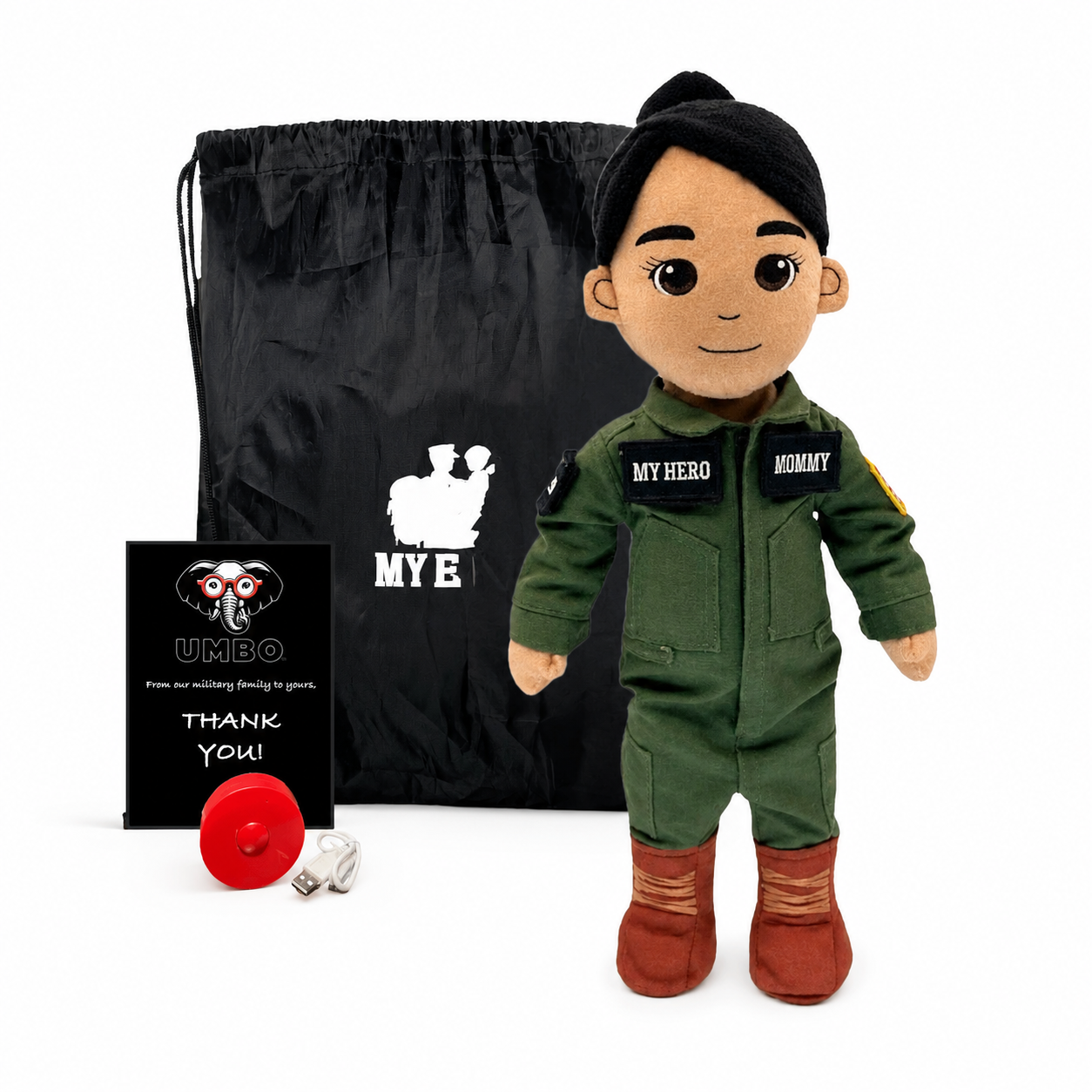 Pilot Daddy Doll | Military Doll in Flight Suit | Recordable