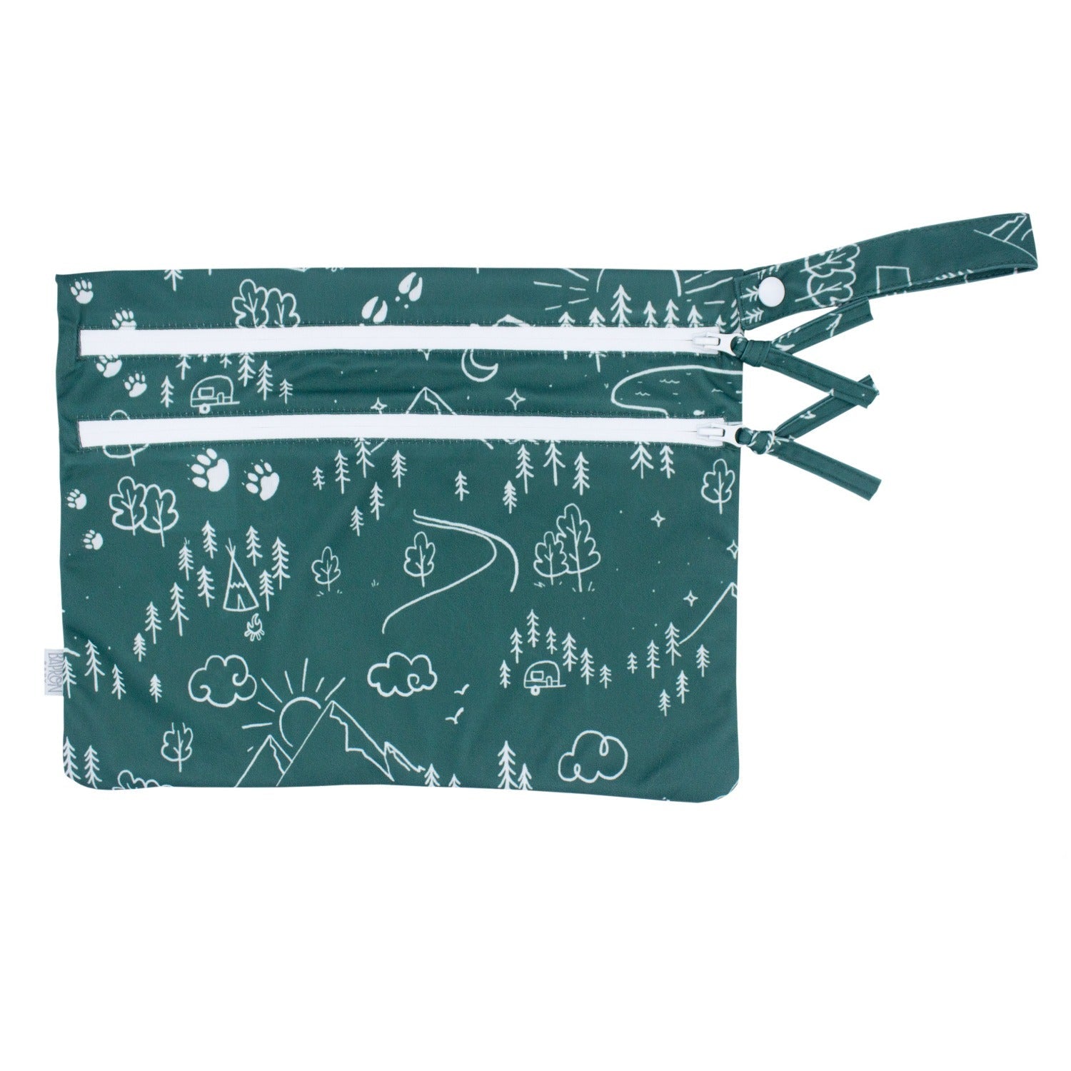 Pine Forest - Waterproof Wet Bag (For mealtime, on-the-go, and more!)  BapronBaby   