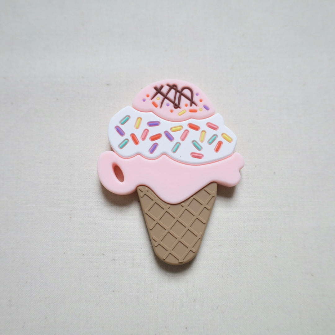 Ice Cream Teether  The picnic day Pink  