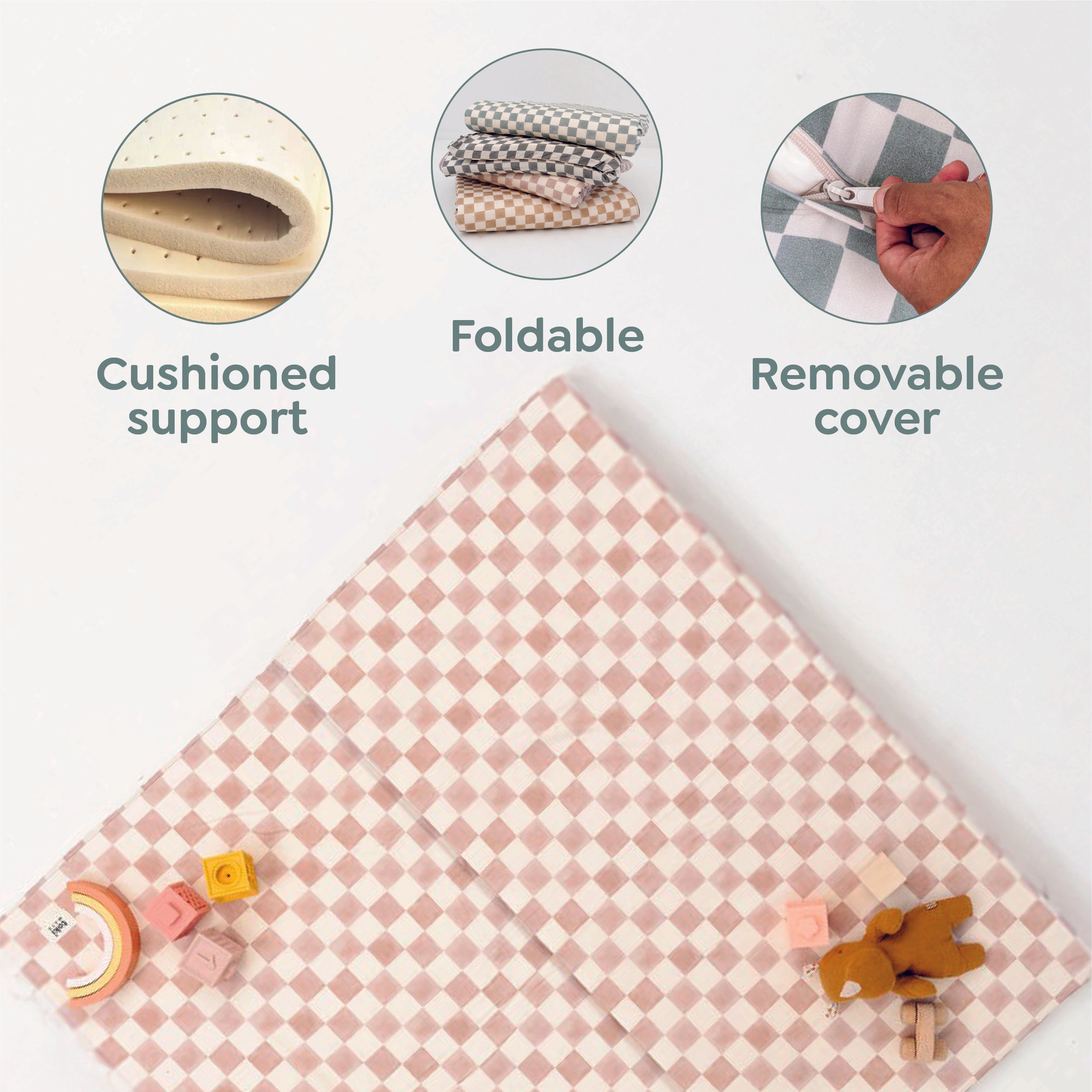 Tutu + Daisy Organic Cotton Mat