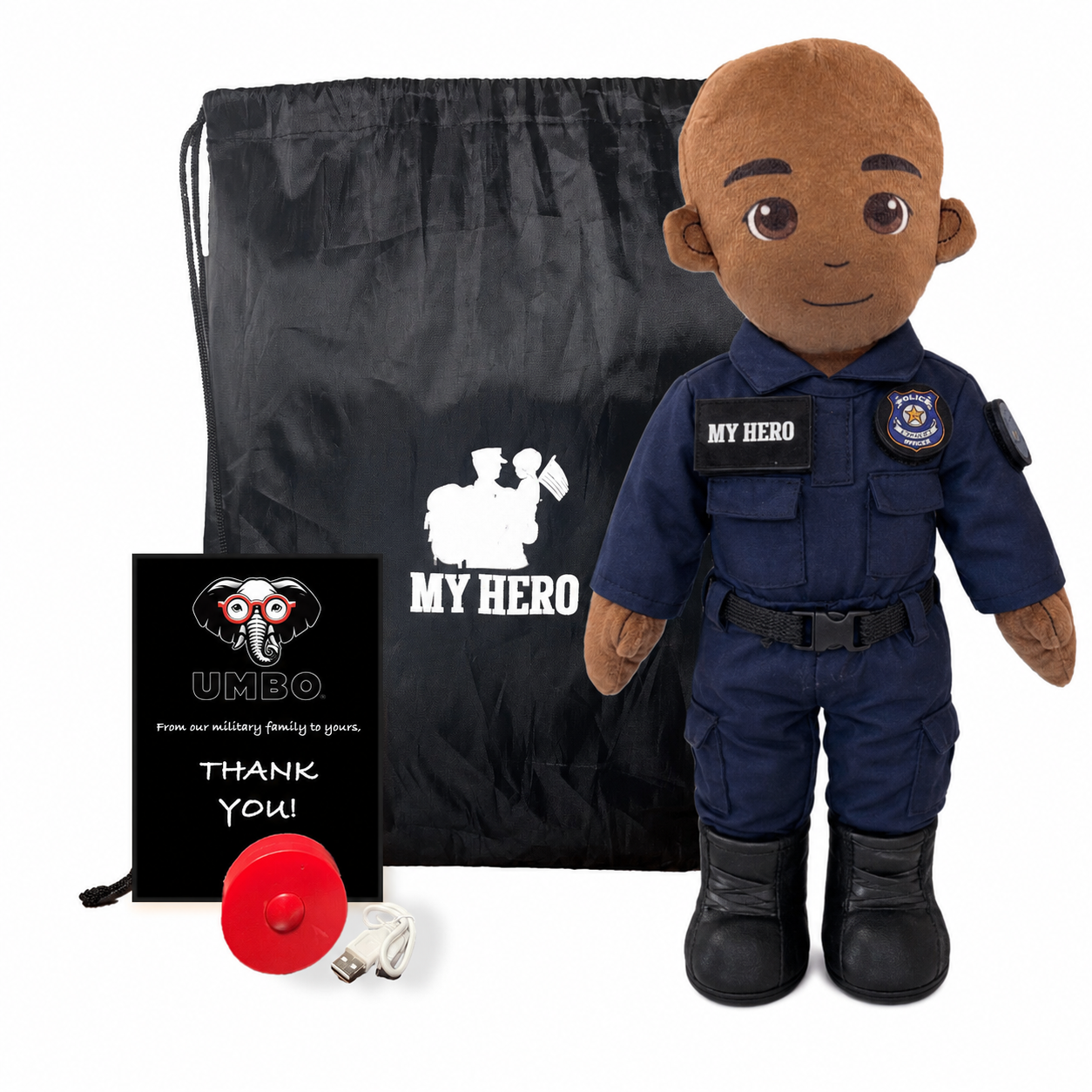Police Doll | Police Officer Doll & Recordable Plush